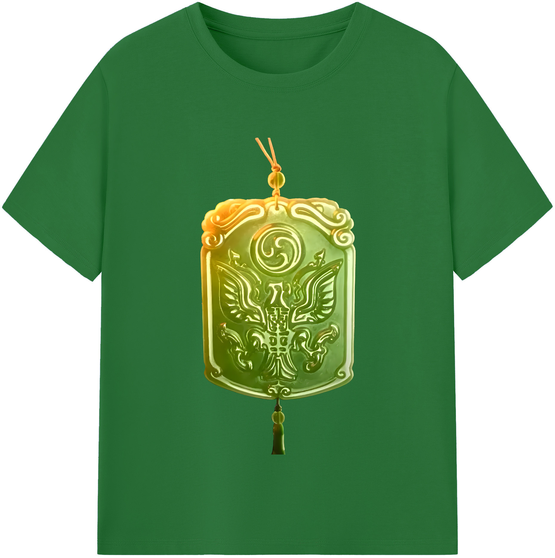（画像用） Ne Zha 2 ナタ 魔童の大暴れ 綿100％半袖Tシャツ（フロントプリント）