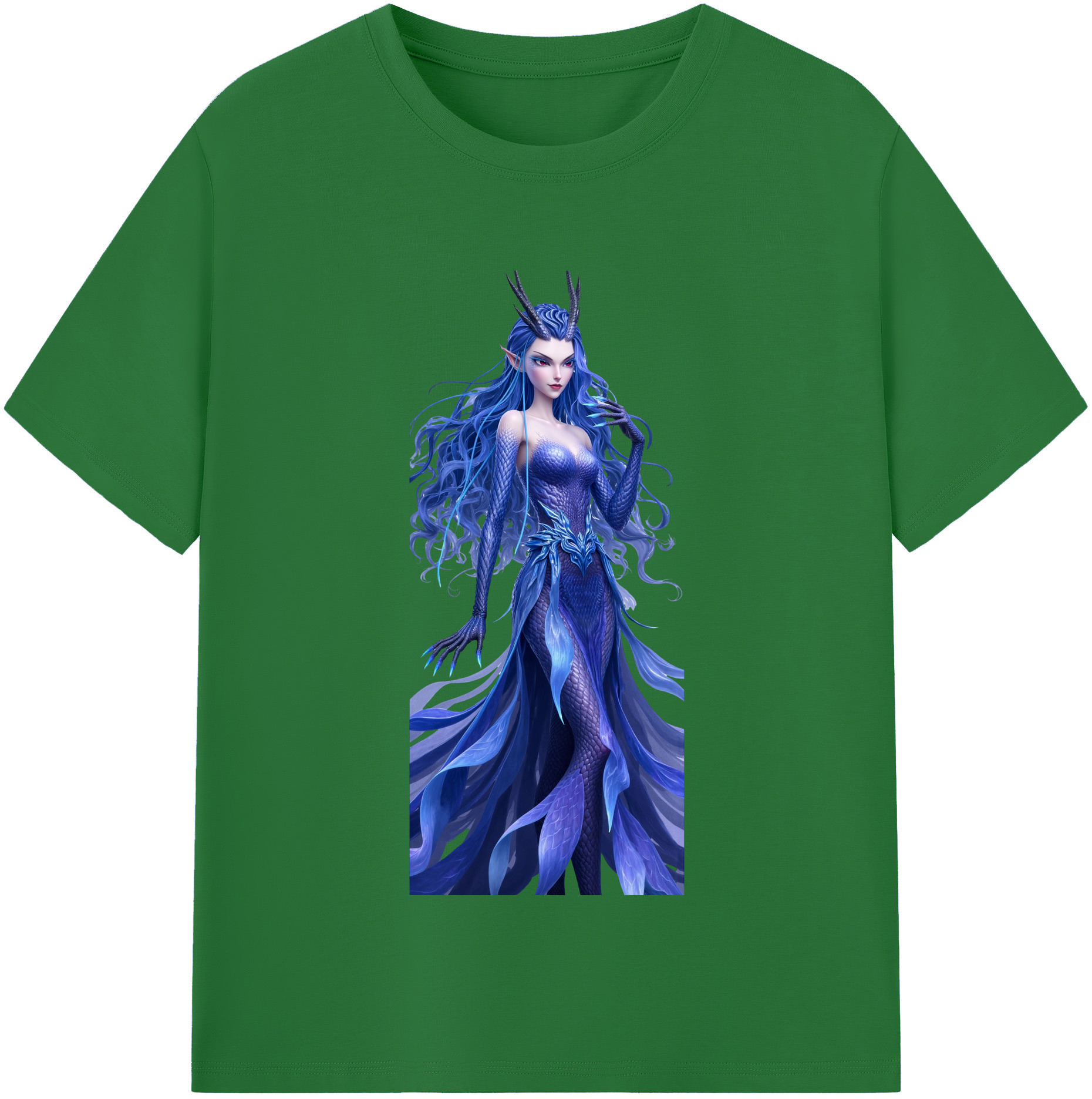 （画像用） Ne Zha 2 ナタ 魔童の大暴れ 綿100％半袖Tシャツ（フロントプリント）