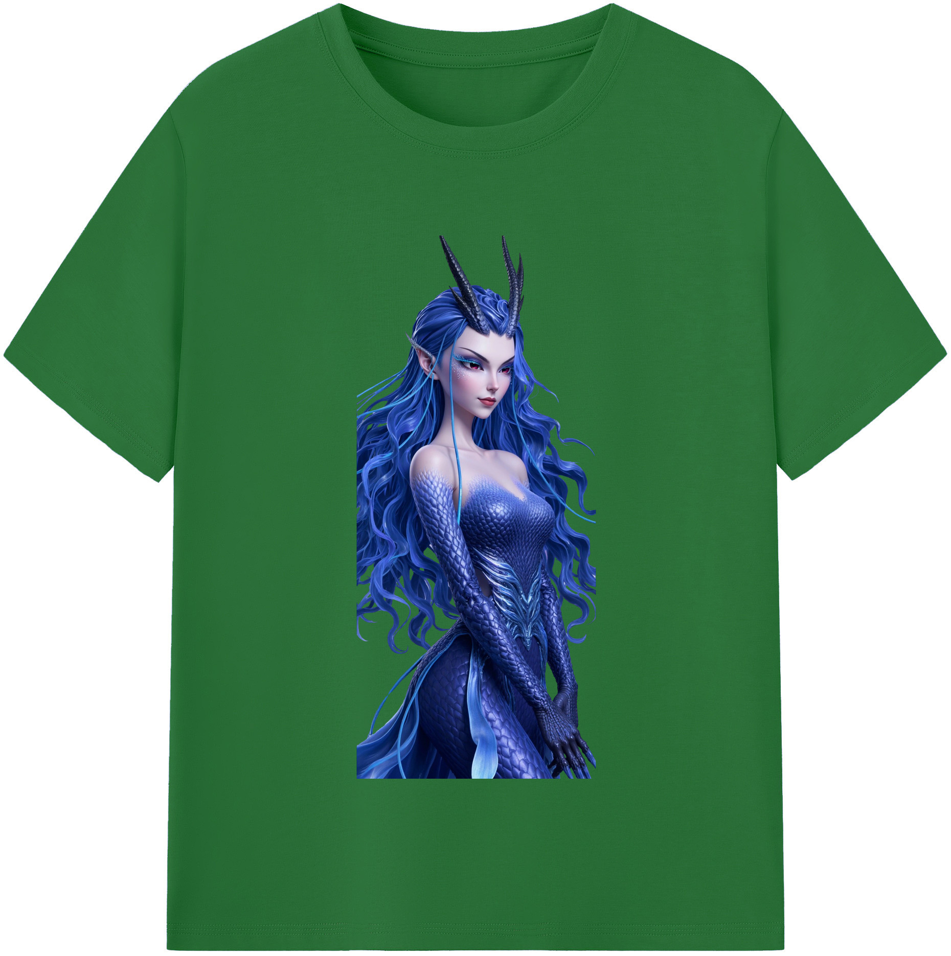（画像用） Ne Zha 2 ナタ 魔童の大暴れ 綿100％半袖Tシャツ（フロントプリント）