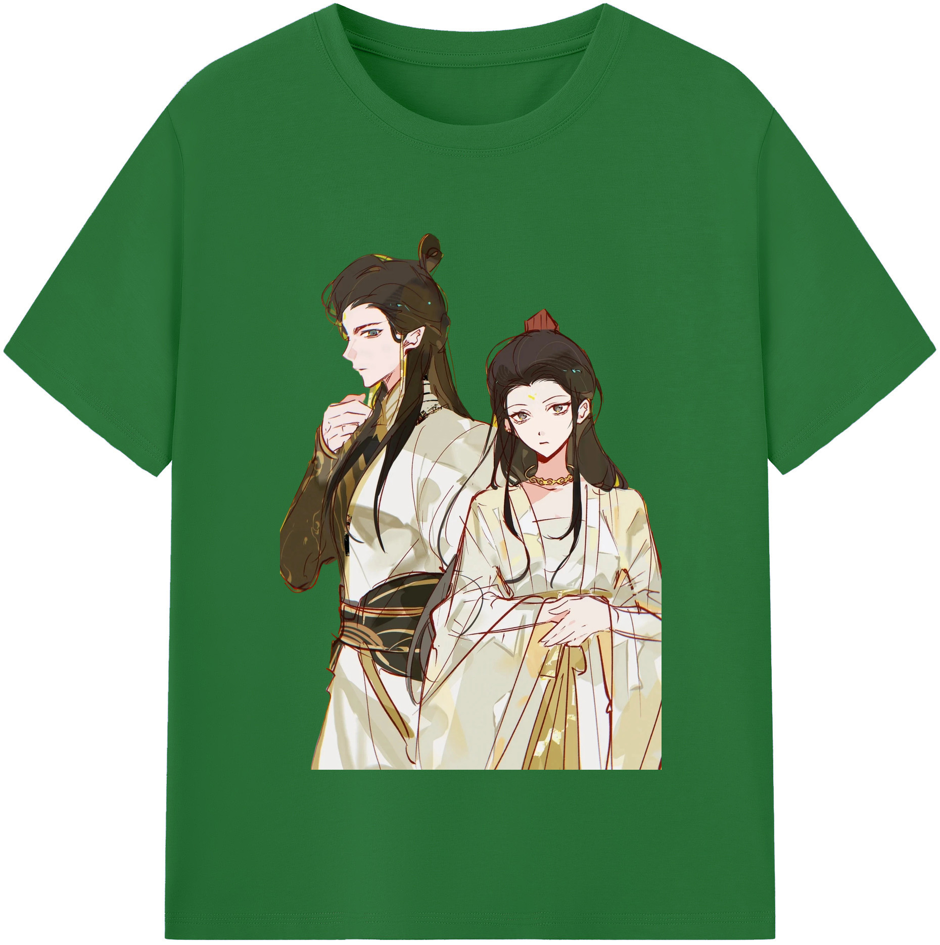 （画像用） Ne Zha 2 ナタ 魔童の大暴れ 綿100％半袖Tシャツ（フロントプリント）
