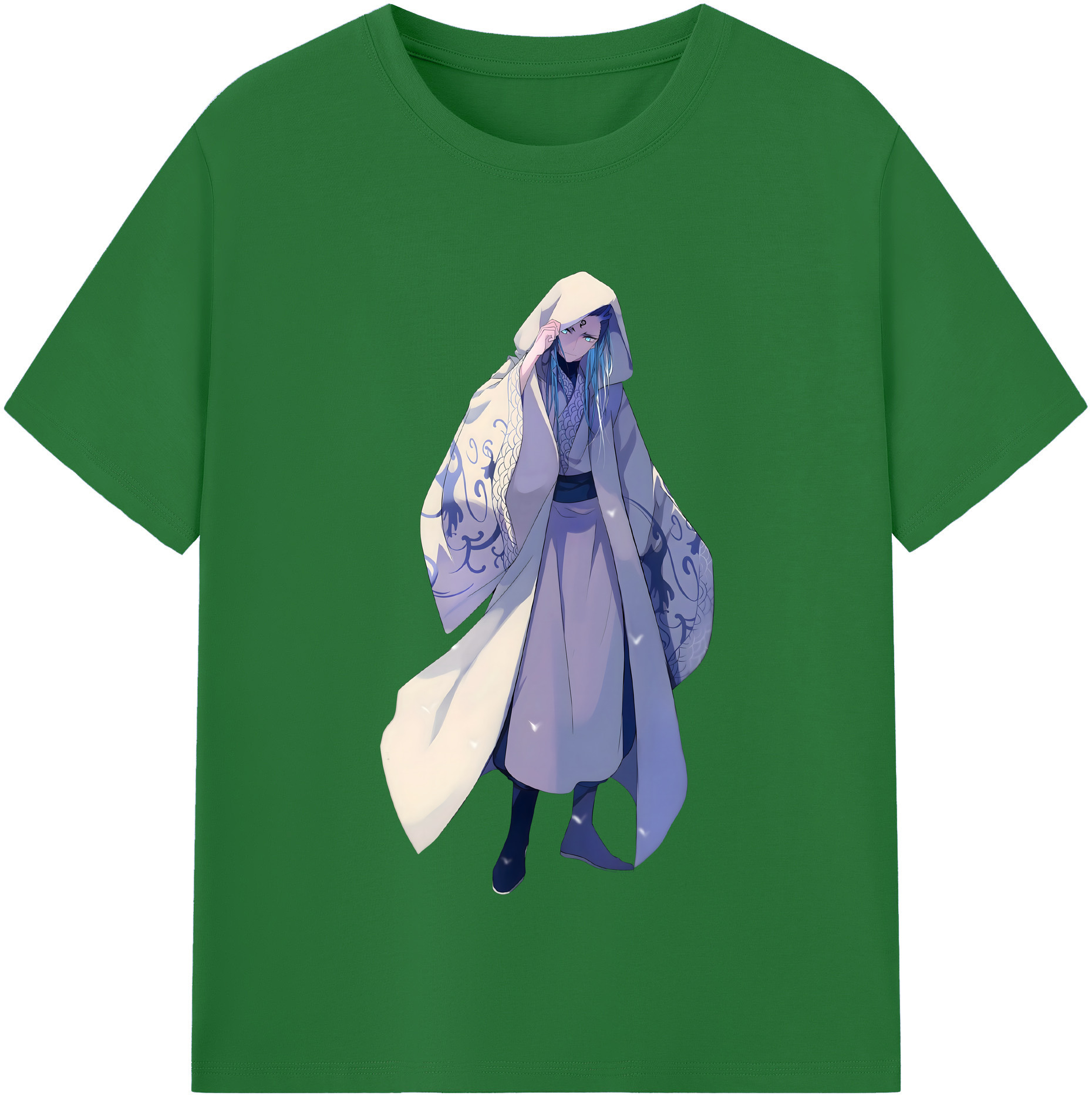 （画像用） Ne Zha 2 ナタ 魔童の大暴れ 綿100％半袖Tシャツ（フロントプリント）