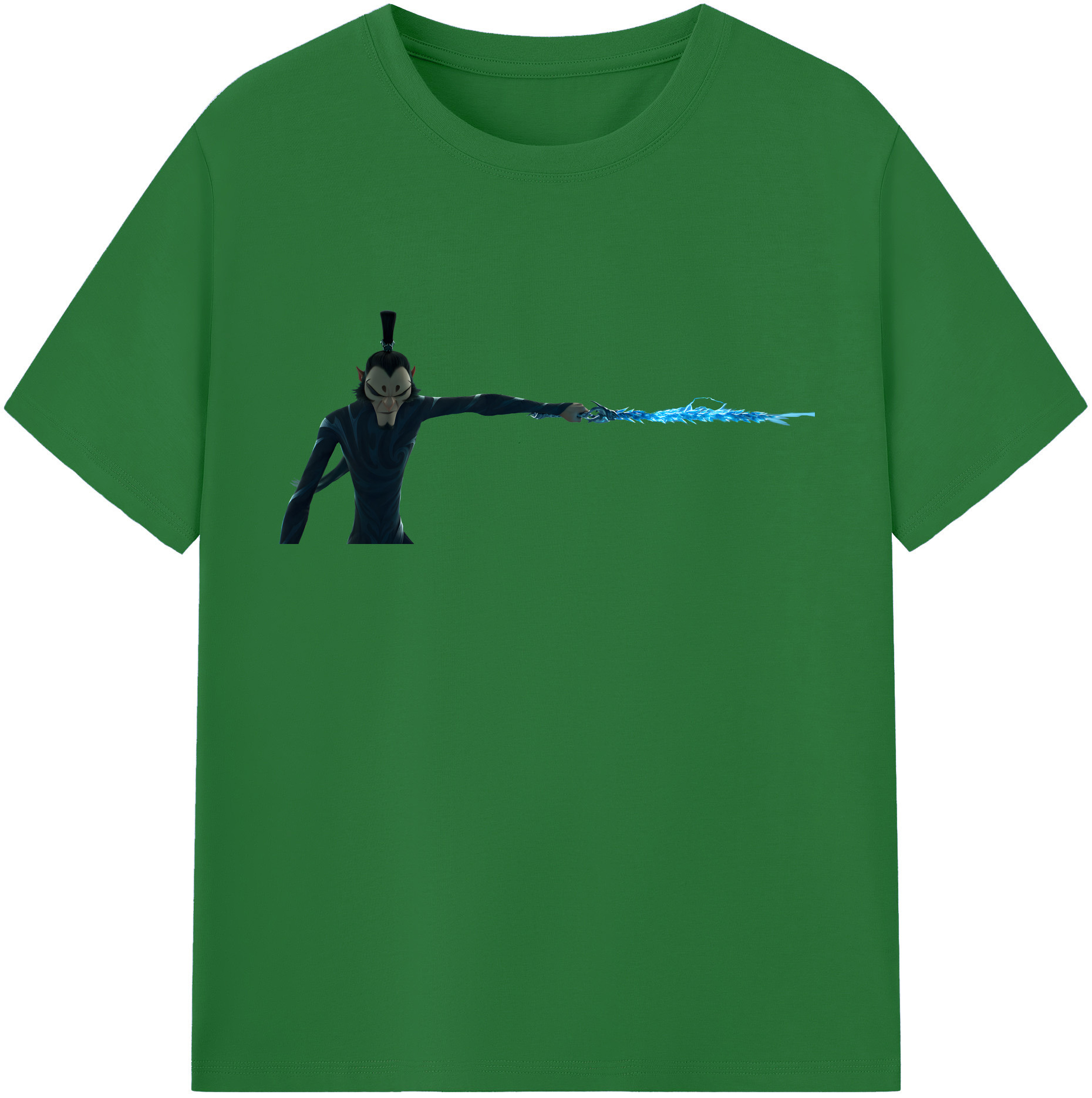 （画像用） Ne Zha 2 ナタ 魔童の大暴れ 綿100％半袖Tシャツ（フロントプリント）