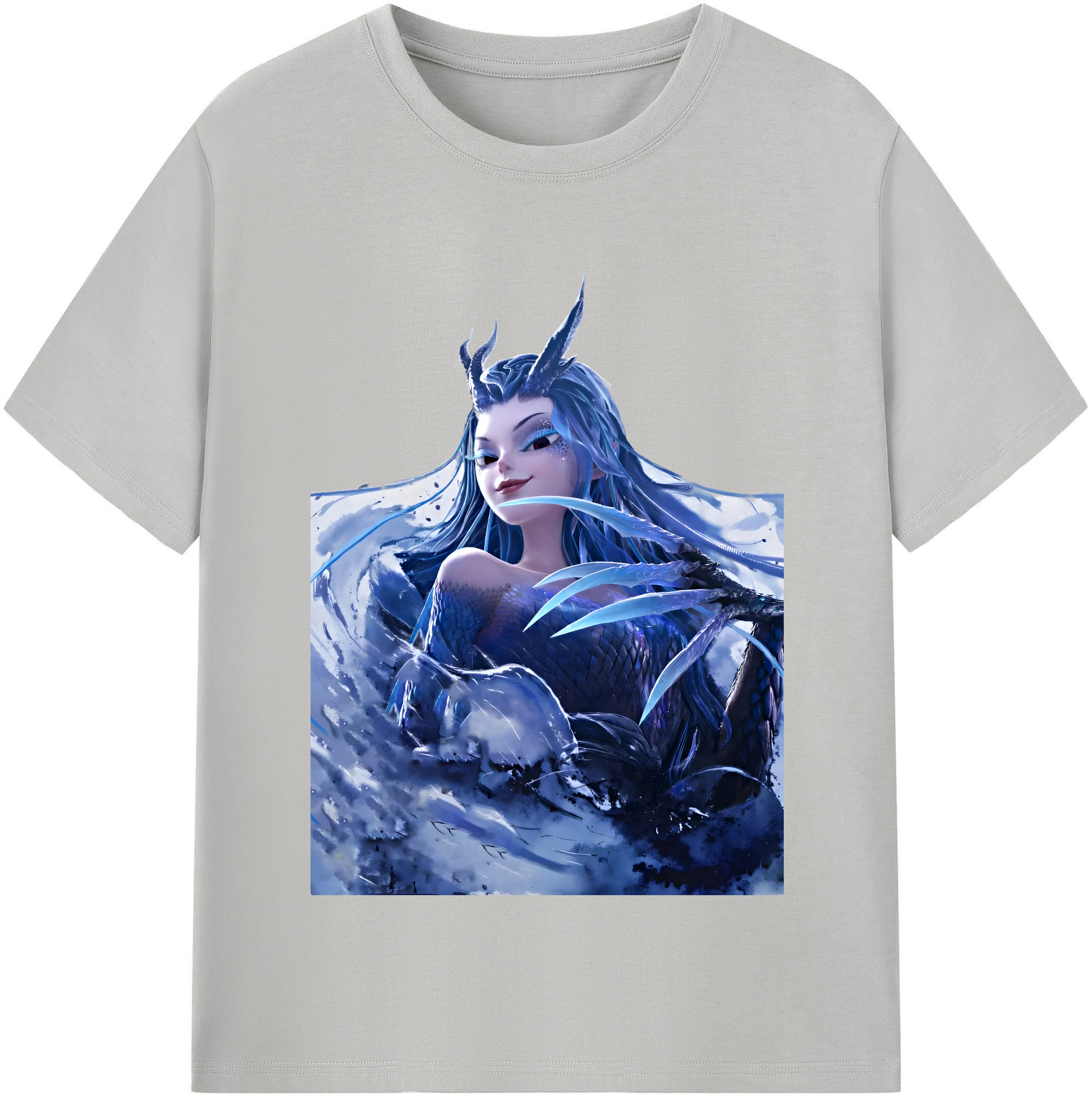 （画像用） Ne Zha 2 ナタ 魔童の大暴れ 綿100％半袖Tシャツ（フロントプリント）