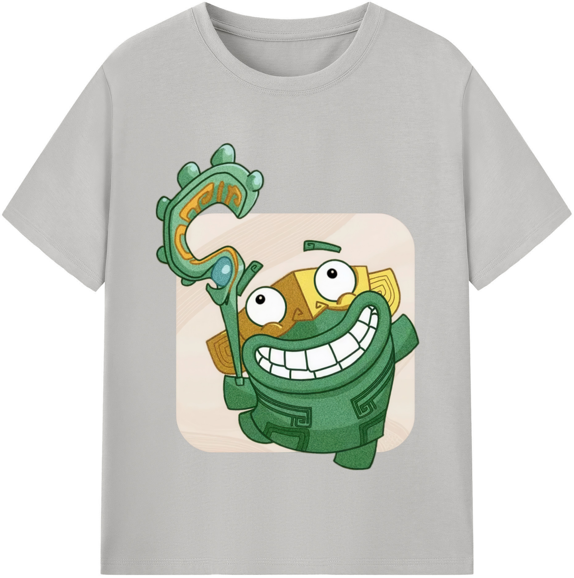 （画像用） Ne Zha 2 ナタ 魔童の大暴れ 綿100％半袖Tシャツ（フロントプリント）