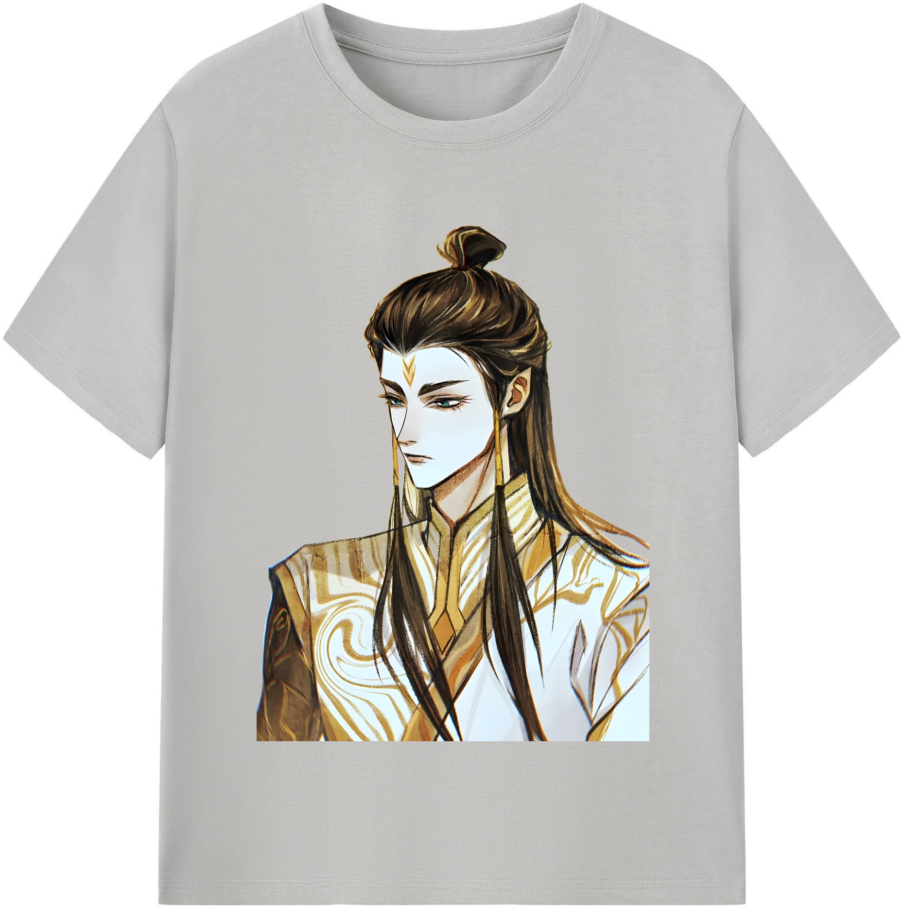 （画像用） Ne Zha 2 ナタ 魔童の大暴れ 綿100％半袖Tシャツ（フロントプリント）