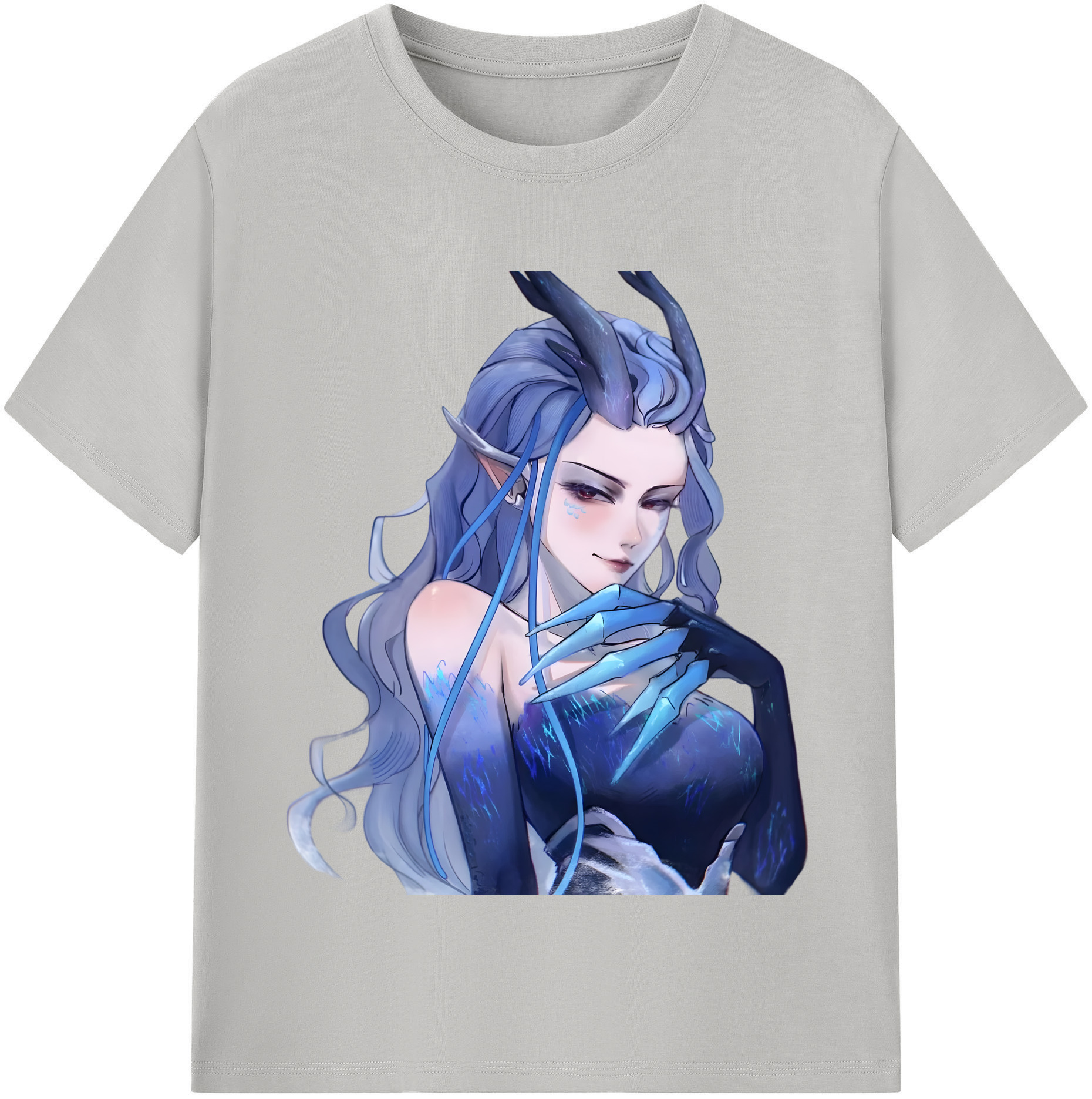 （画像用） Ne Zha 2 ナタ 魔童の大暴れ 綿100％半袖Tシャツ（フロントプリント）