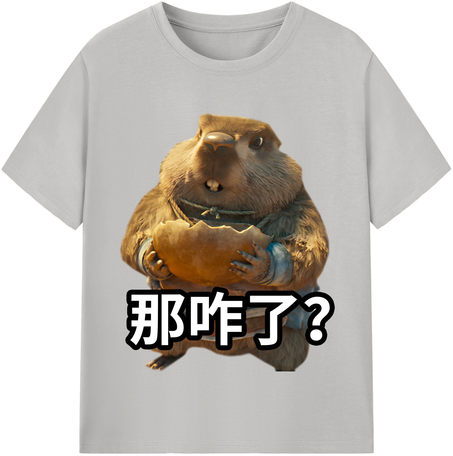 （画像用） Ne Zha 2 ナタ 魔童の大暴れ 綿100％半袖Tシャツ（フロントプリント）
