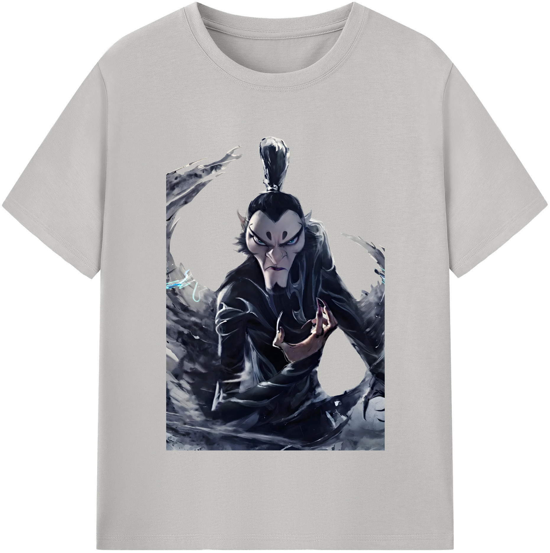 （画像用） Ne Zha 2 ナタ 魔童の大暴れ 綿100％半袖Tシャツ（フロントプリント）