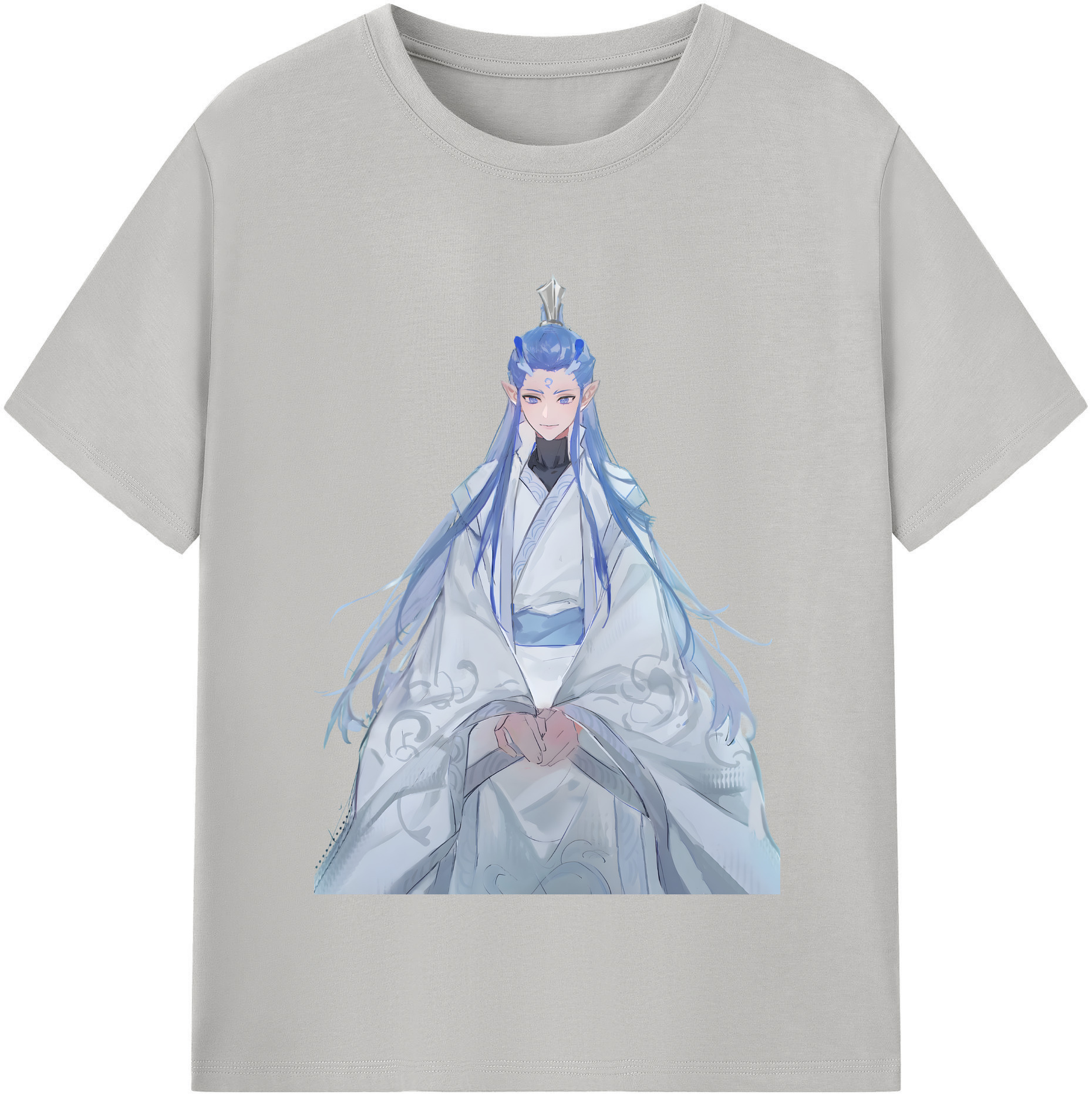 （画像用） Ne Zha 2 ナタ 魔童の大暴れ 綿100％半袖Tシャツ（フロントプリント）