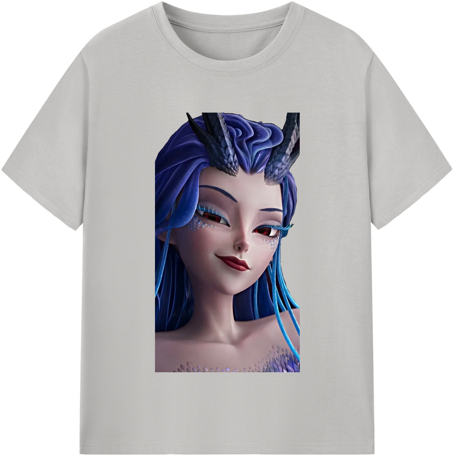 （画像用） Ne Zha 2 ナタ 魔童の大暴れ 綿100％半袖Tシャツ（フロントプリント）