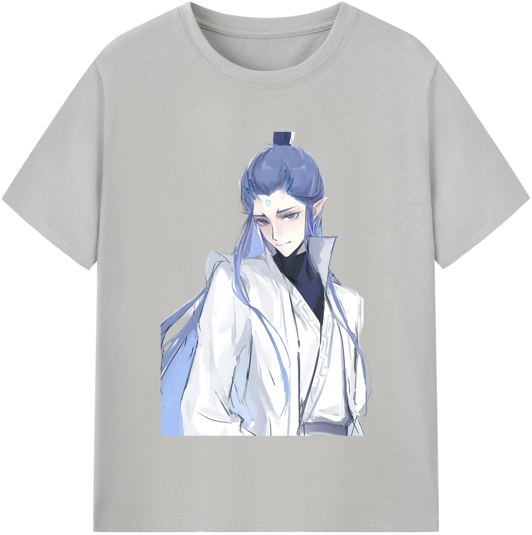 （画像用） Ne Zha 2 ナタ 魔童の大暴れ 綿100％半袖Tシャツ（フロントプリント）