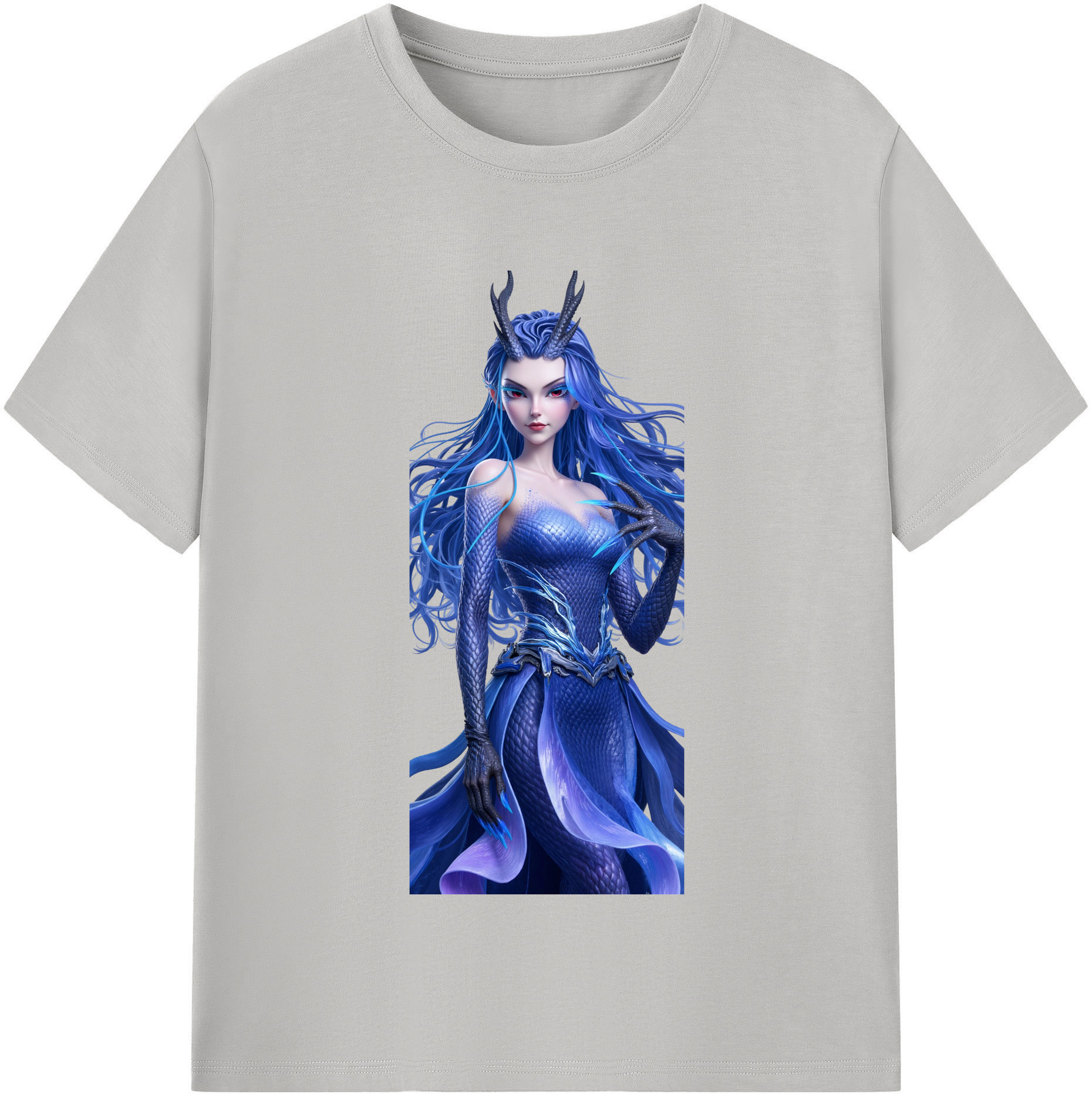 （画像用） Ne Zha 2 ナタ 魔童の大暴れ 綿100％半袖Tシャツ（フロントプリント）