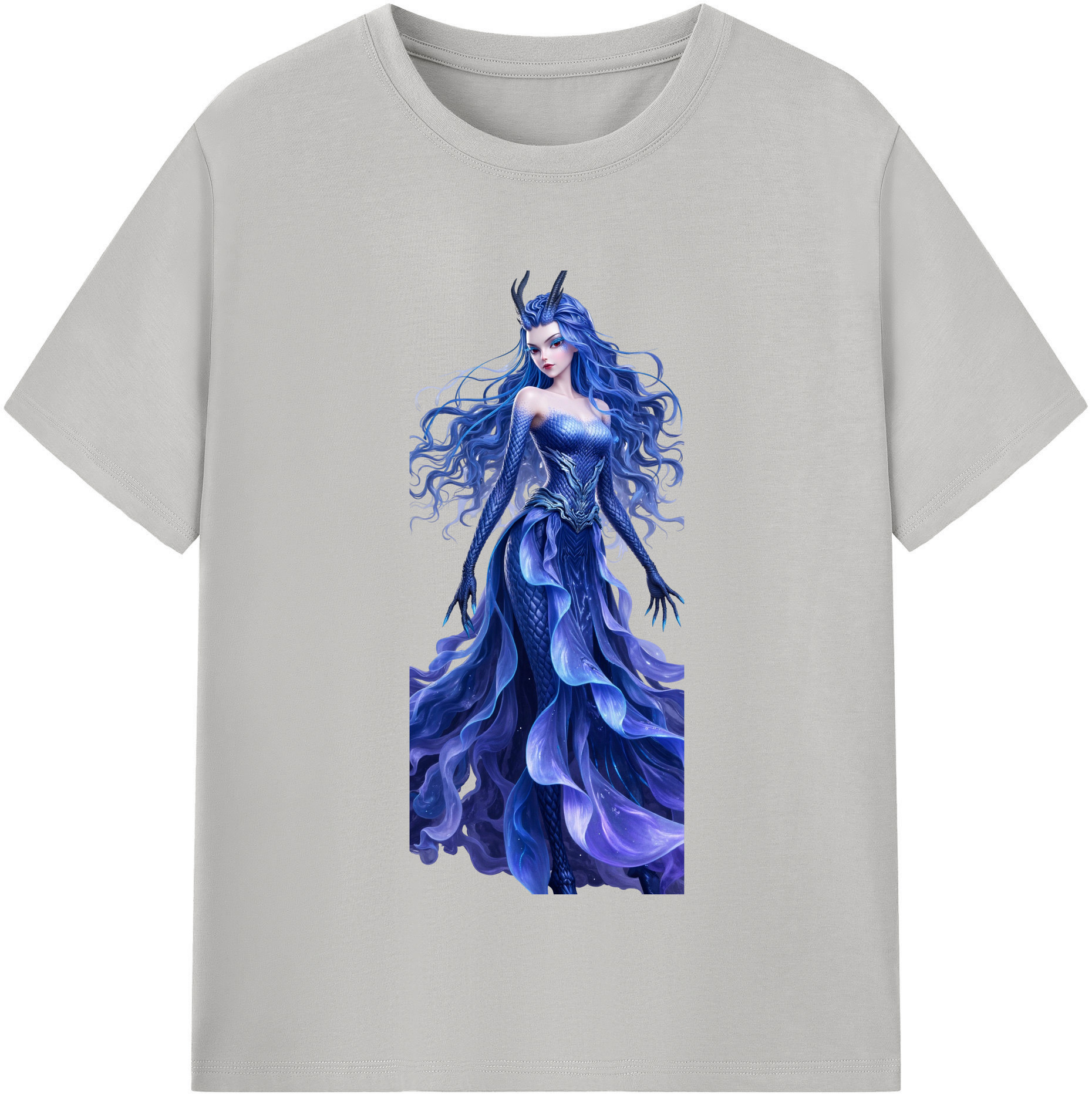 （画像用） Ne Zha 2 ナタ 魔童の大暴れ 綿100％半袖Tシャツ（フロントプリント）