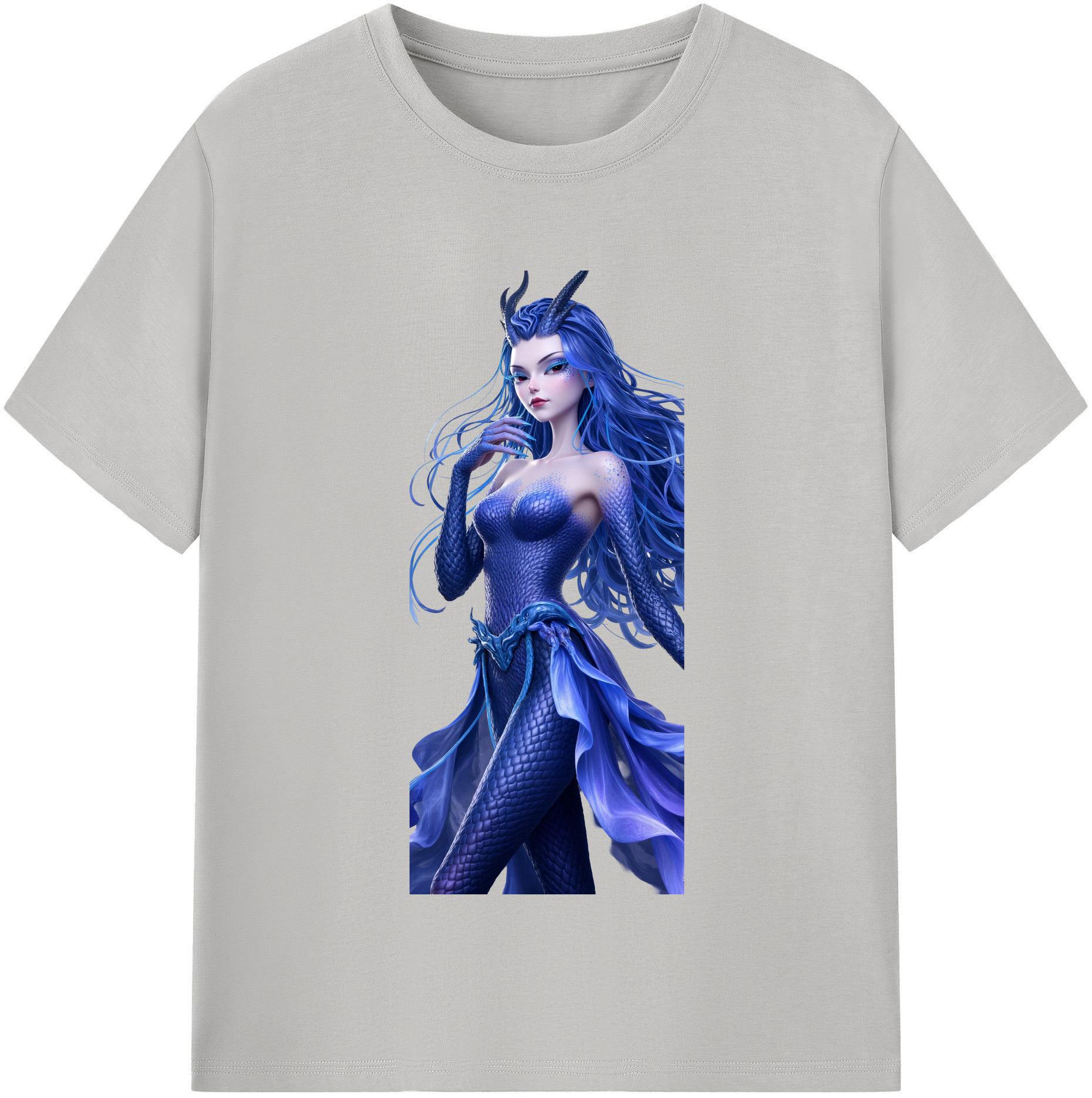 （画像用） Ne Zha 2 ナタ 魔童の大暴れ 綿100％半袖Tシャツ（フロントプリント）