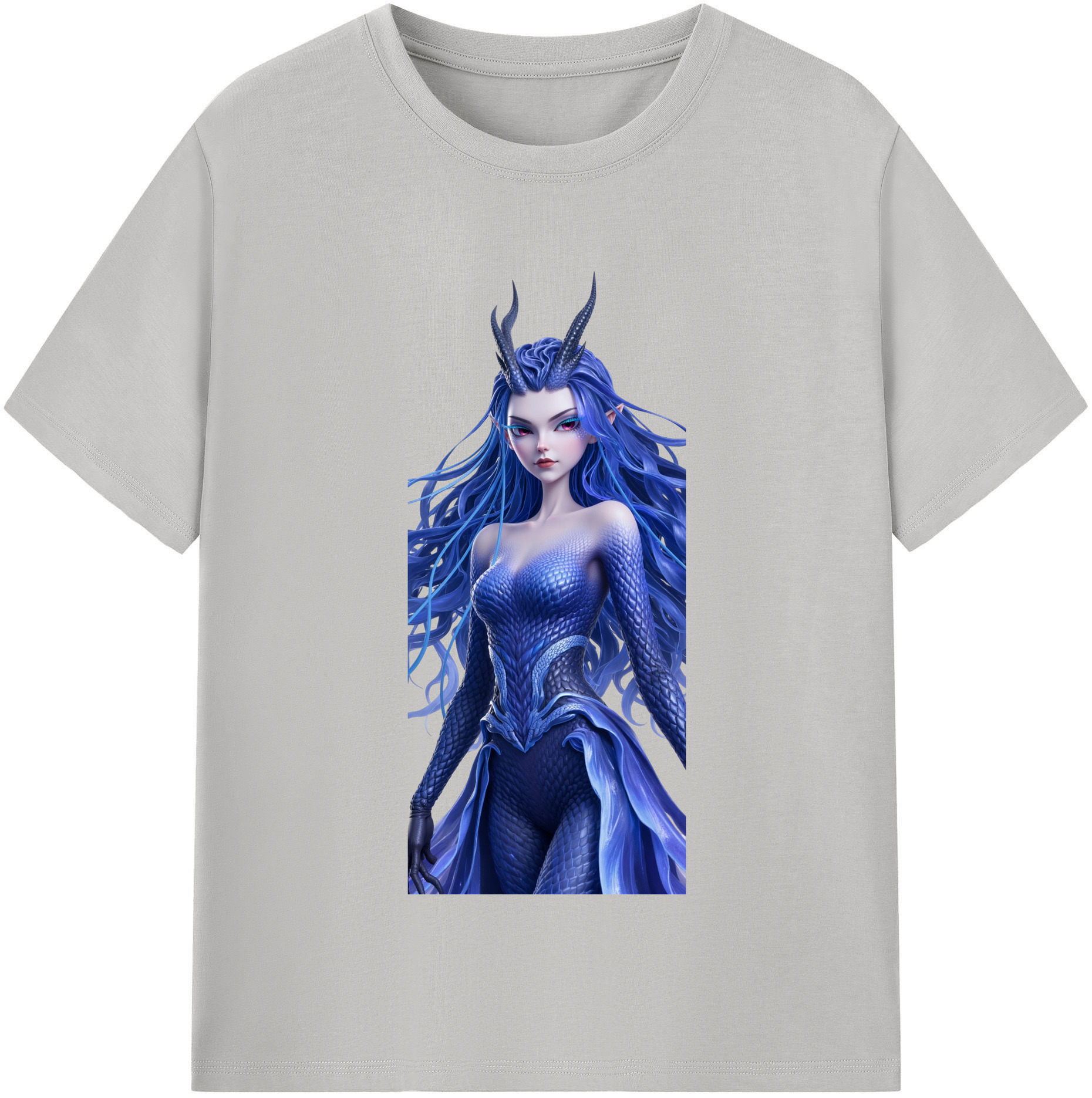 （画像用） Ne Zha 2 ナタ 魔童の大暴れ 綿100％半袖Tシャツ（フロントプリント）