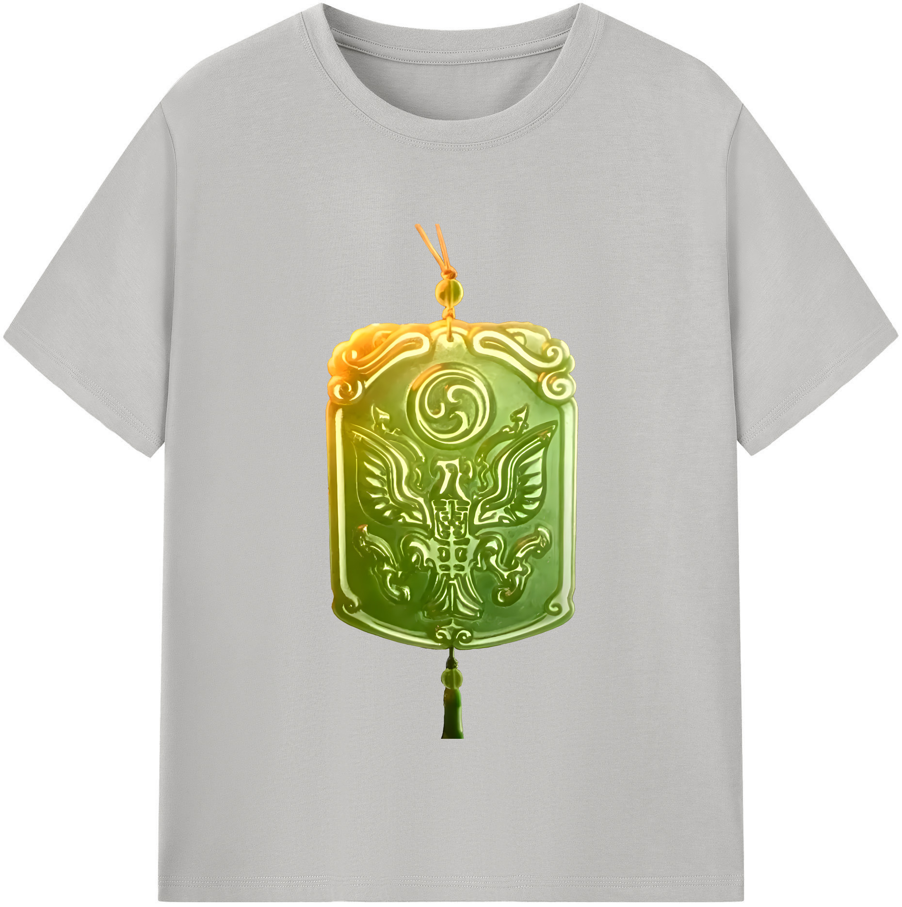 （画像用） Ne Zha 2 ナタ 魔童の大暴れ 綿100％半袖Tシャツ（フロントプリント）