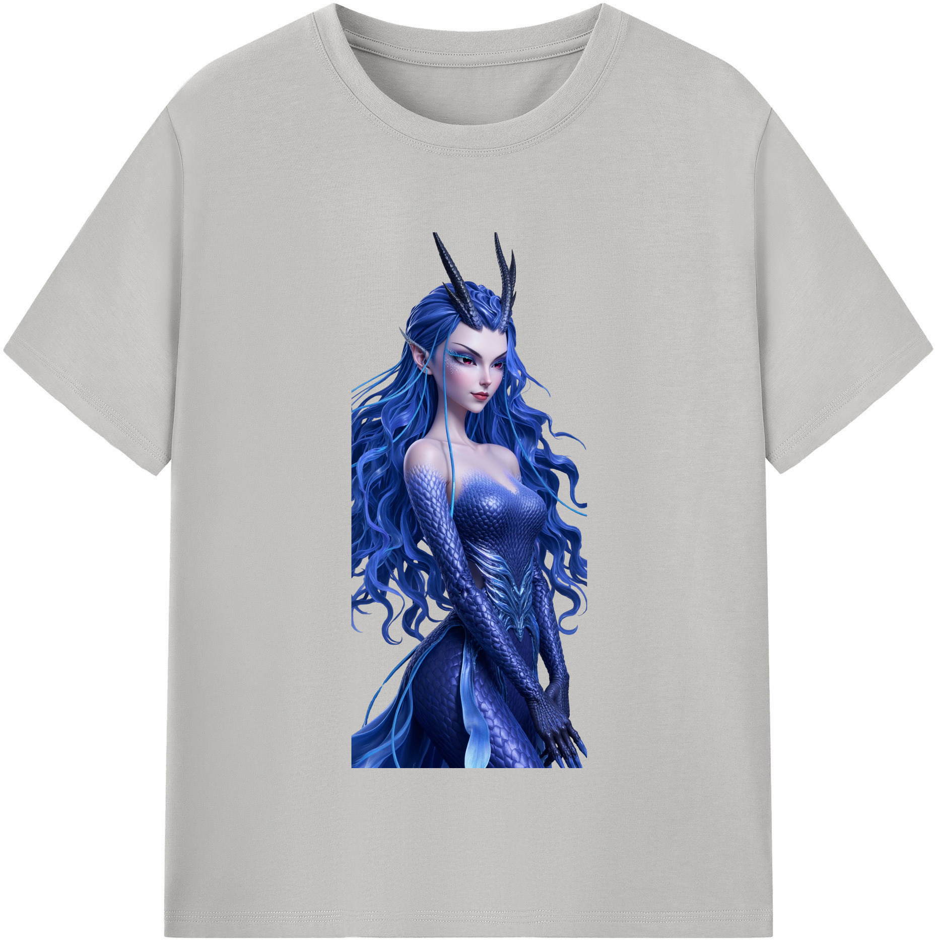 （画像用） Ne Zha 2 ナタ 魔童の大暴れ 綿100％半袖Tシャツ（フロントプリント）