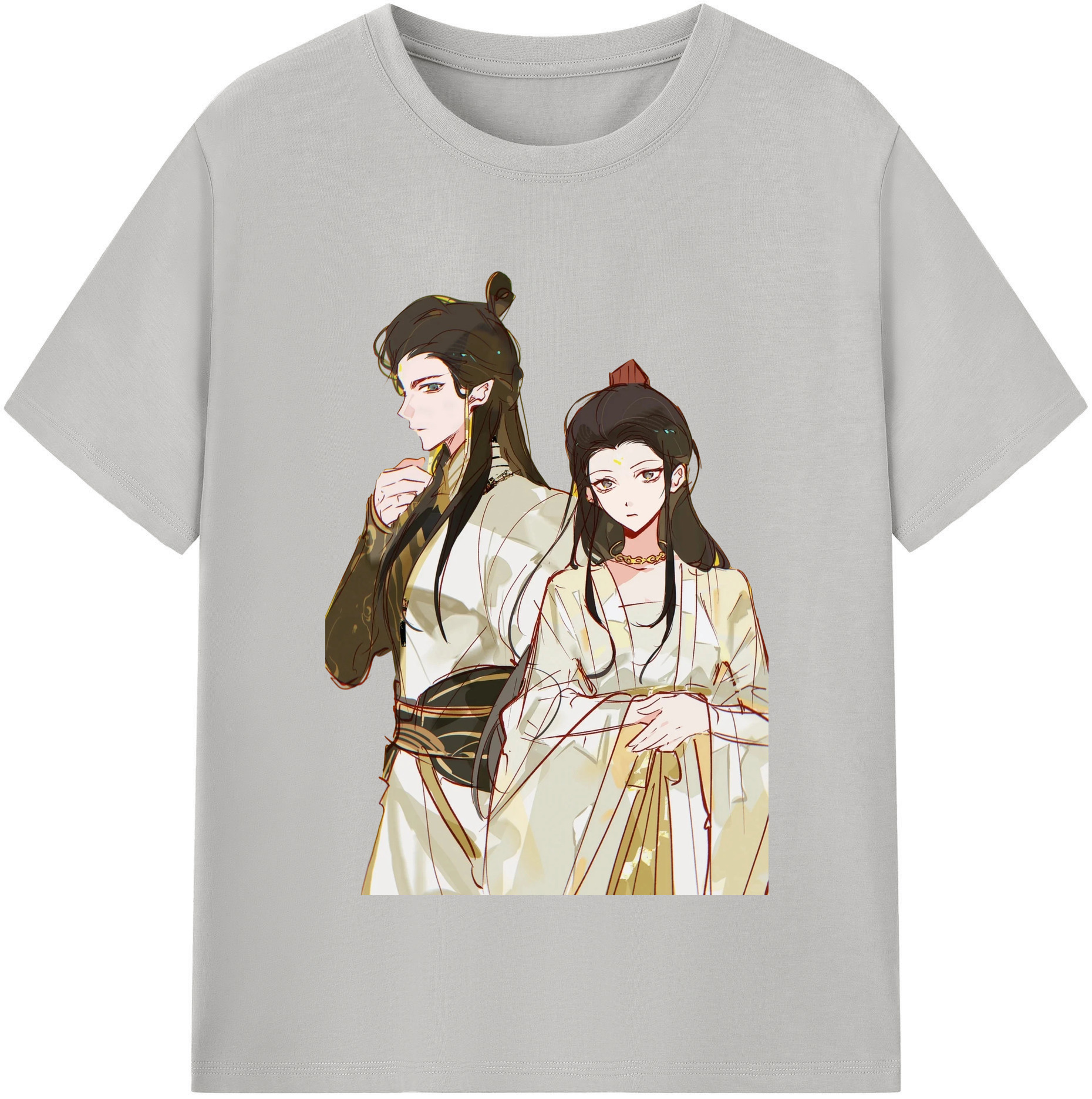 （画像用） Ne Zha 2 ナタ 魔童の大暴れ 綿100％半袖Tシャツ（フロントプリント）