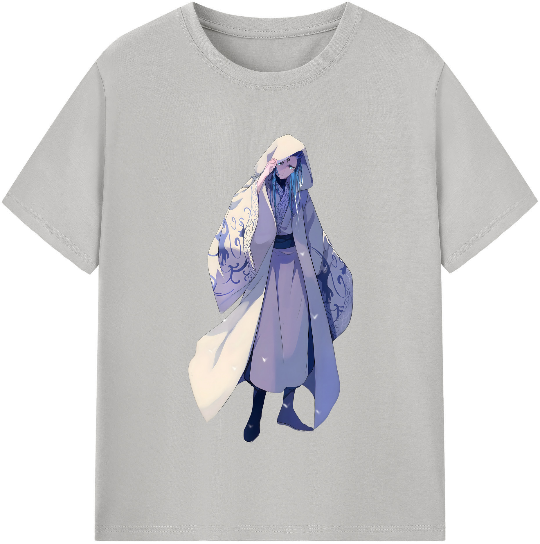 （画像用） Ne Zha 2 ナタ 魔童の大暴れ 綿100％半袖Tシャツ（フロントプリント）