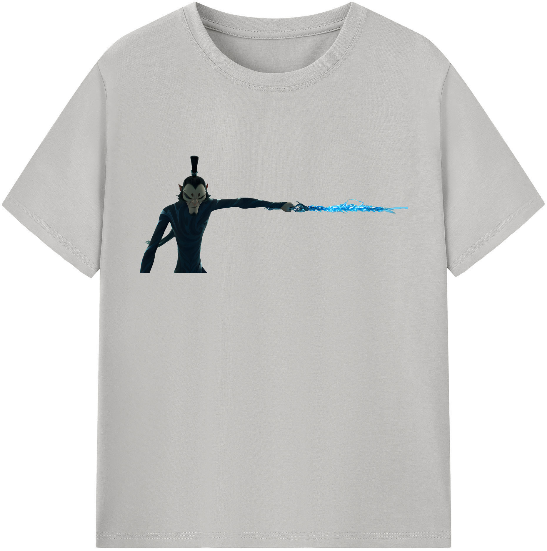 （画像用） Ne Zha 2 ナタ 魔童の大暴れ 綿100％半袖Tシャツ（フロントプリント）