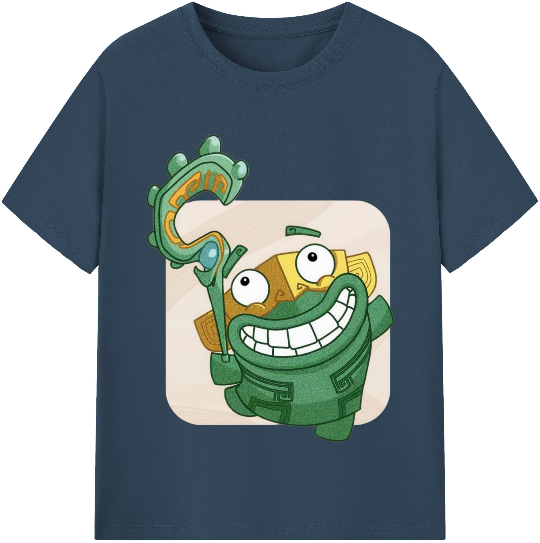 （画像用） Ne Zha 2 ナタ 魔童の大暴れ 綿100％半袖Tシャツ（フロントプリント）