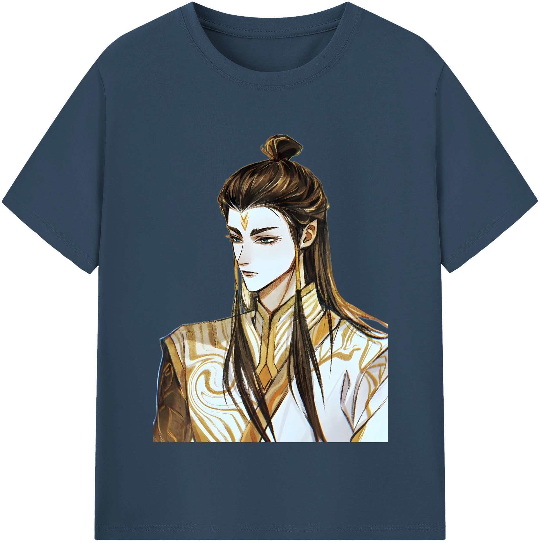 （画像用） Ne Zha 2 ナタ 魔童の大暴れ 綿100％半袖Tシャツ（フロントプリント）