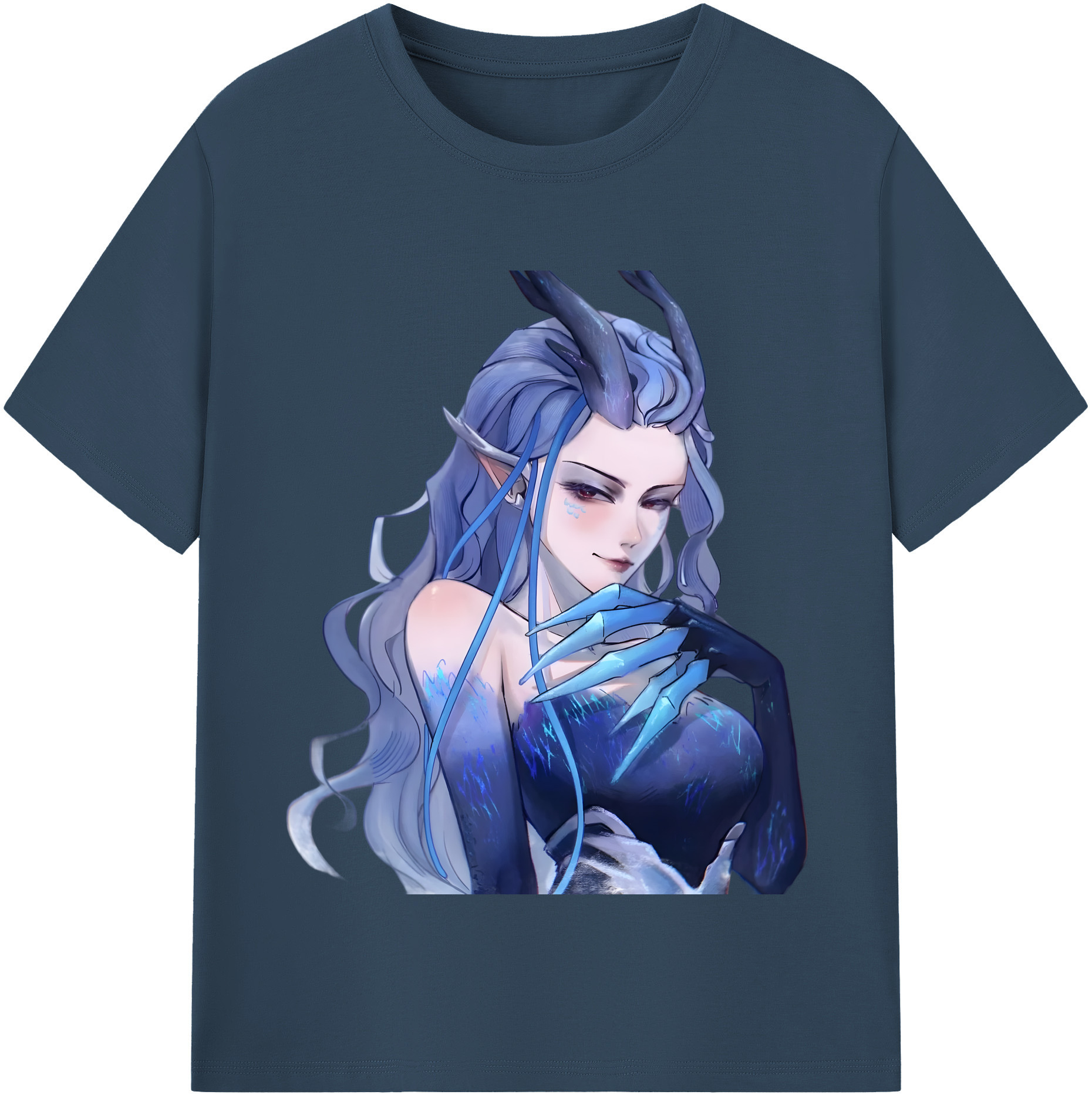 （画像用） Ne Zha 2 ナタ 魔童の大暴れ 綿100％半袖Tシャツ（フロントプリント）
