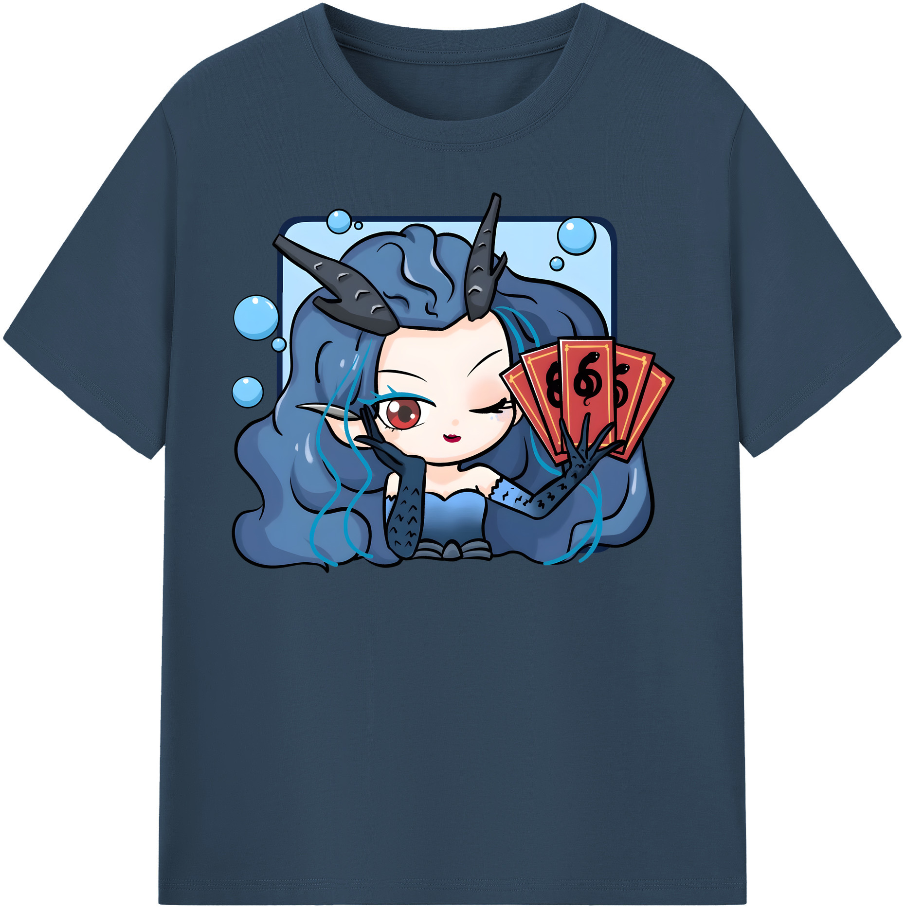 （画像用） Ne Zha 2 ナタ 魔童の大暴れ 綿100％半袖Tシャツ（フロントプリント）
