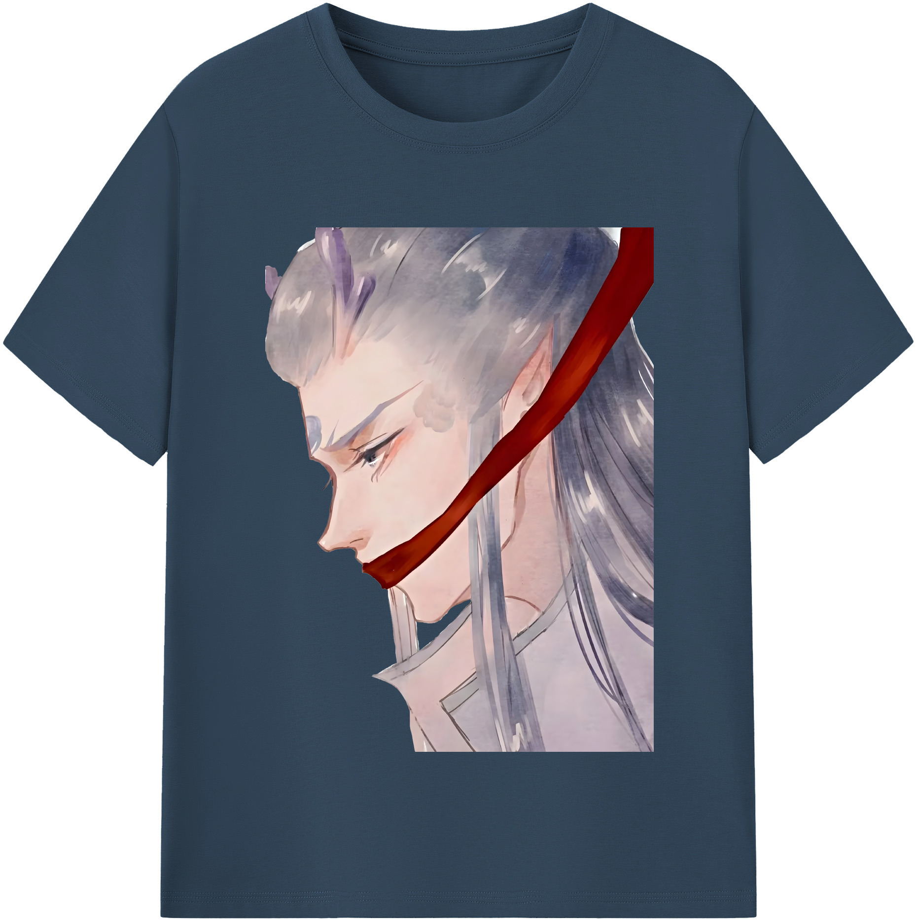 （画像用） Ne Zha 2 ナタ 魔童の大暴れ 綿100％半袖Tシャツ（フロントプリント）