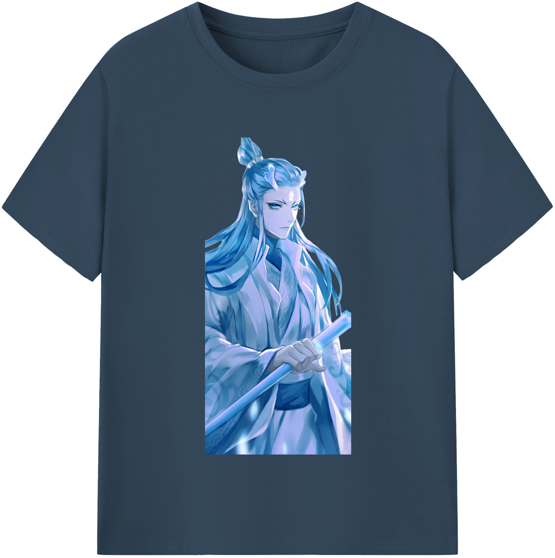 （画像用） Ne Zha 2 ナタ 魔童の大暴れ 綿100％半袖Tシャツ（フロントプリント）