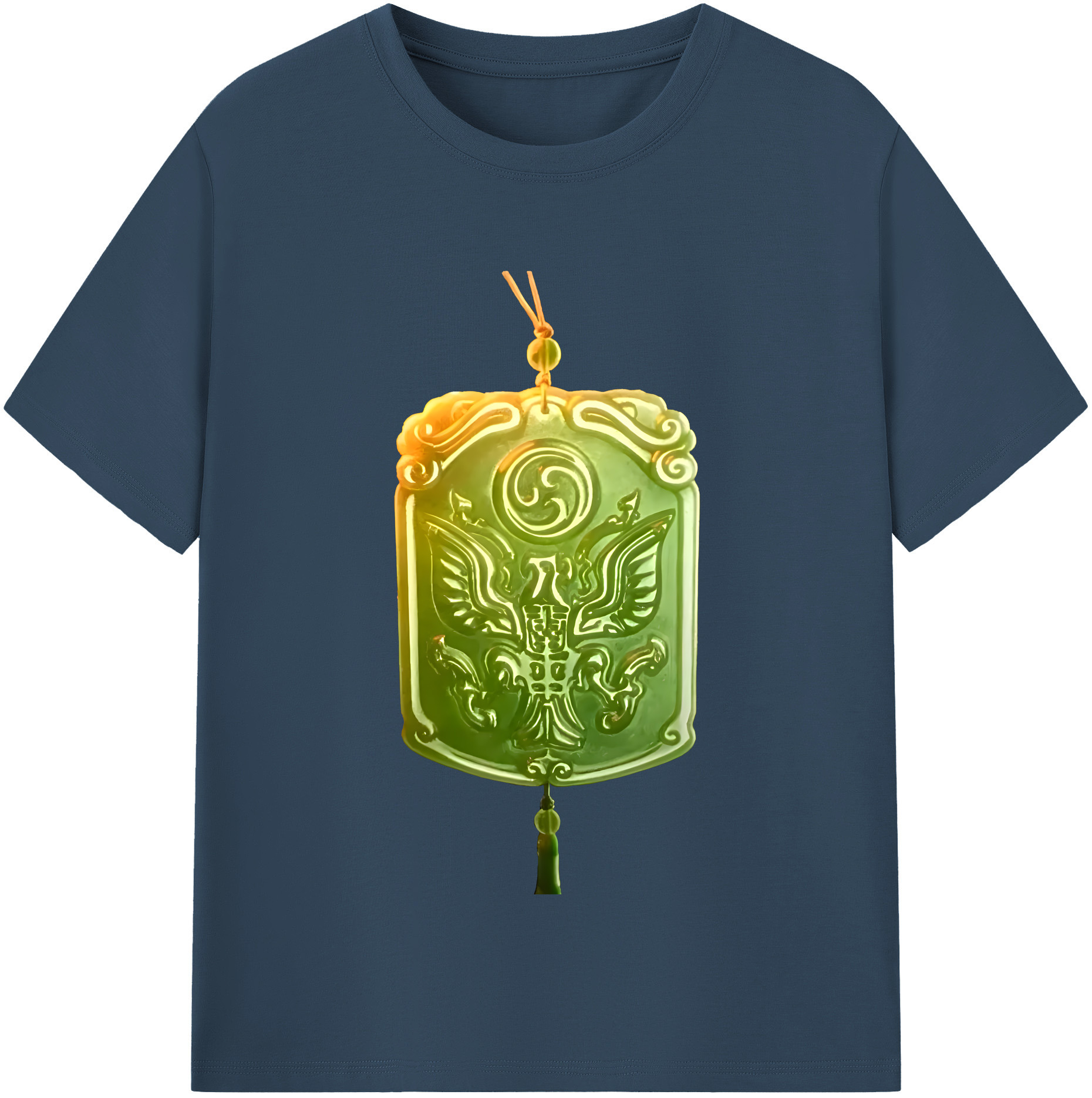 （画像用） Ne Zha 2 ナタ 魔童の大暴れ 綿100％半袖Tシャツ（フロントプリント）