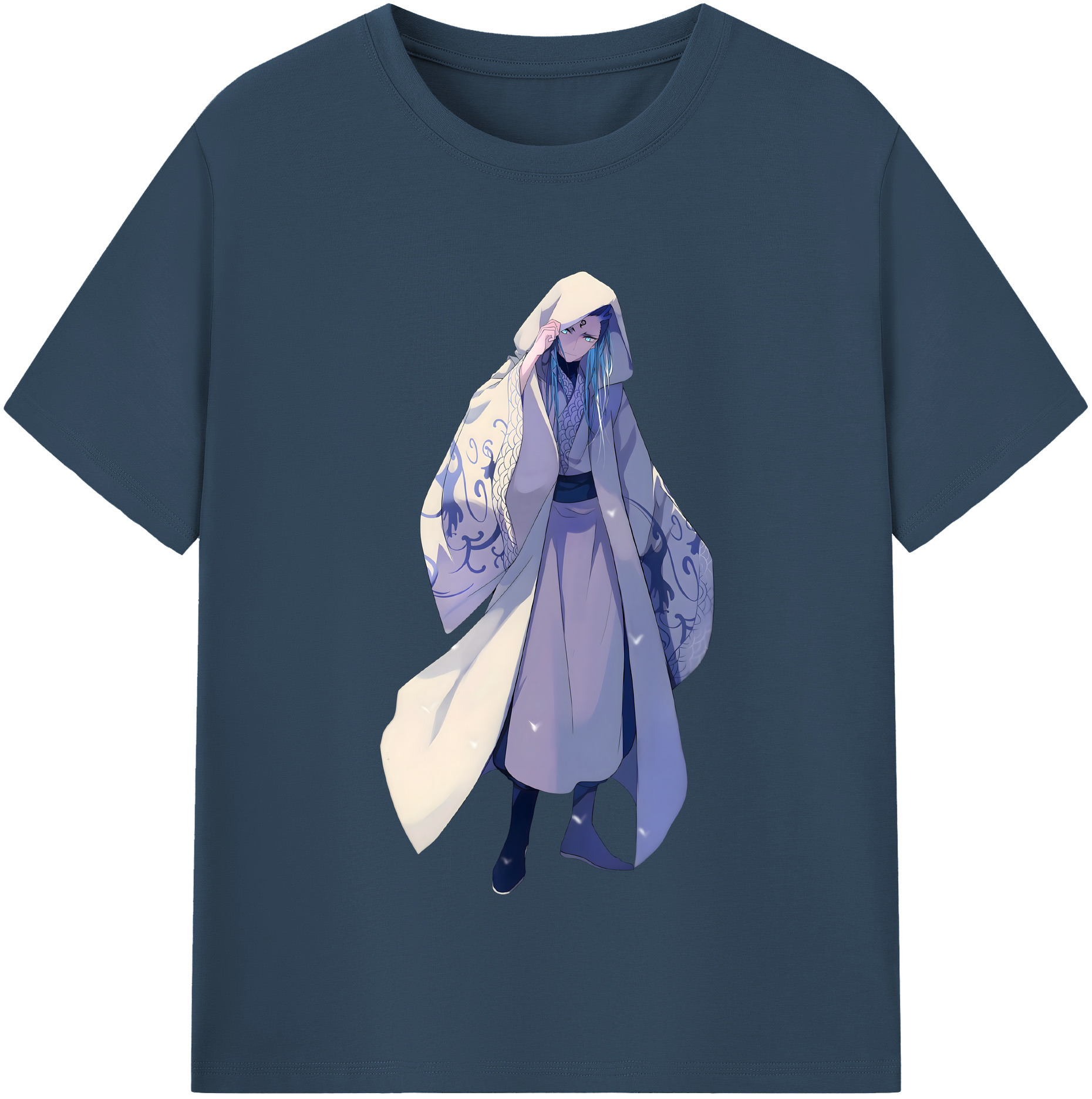 （画像用） Ne Zha 2 ナタ 魔童の大暴れ 綿100％半袖Tシャツ（フロントプリント）