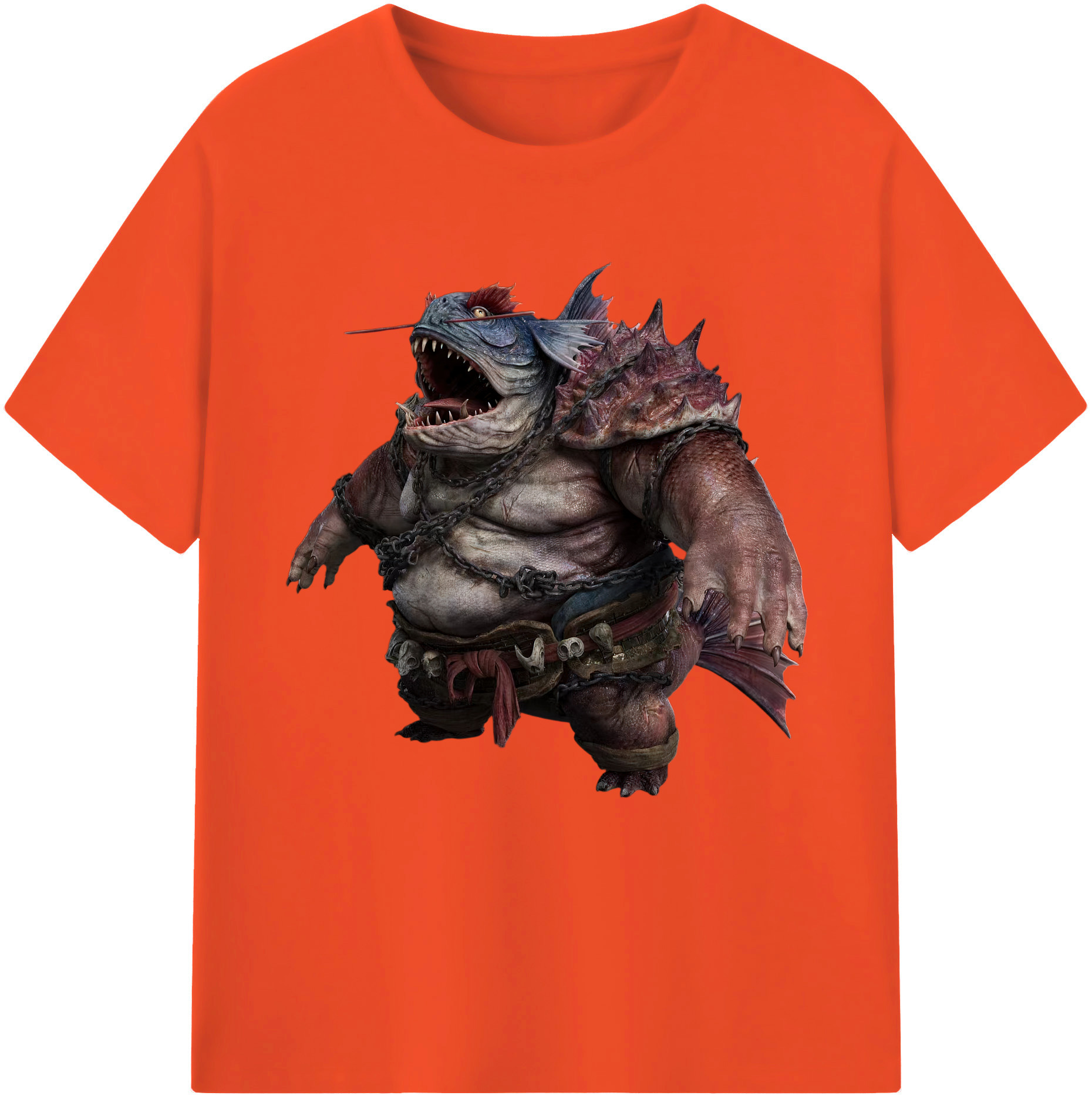 （画像用） Ne Zha 2 ナタ 魔童の大暴れ 綿100％半袖Tシャツ（フロントプリント）