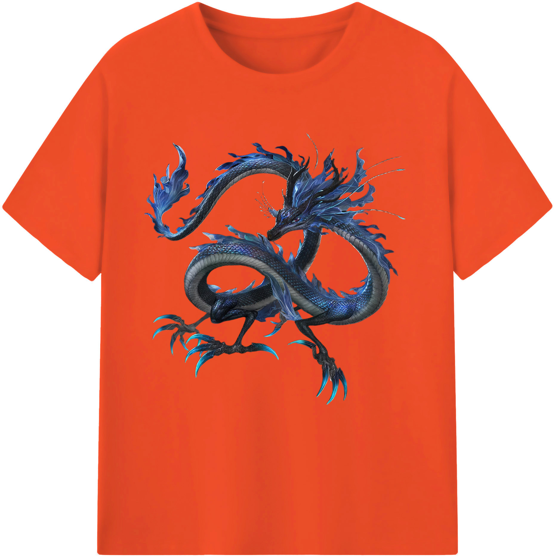 （画像用） Ne Zha 2 ナタ 魔童の大暴れ 綿100％半袖Tシャツ（フロントプリント）