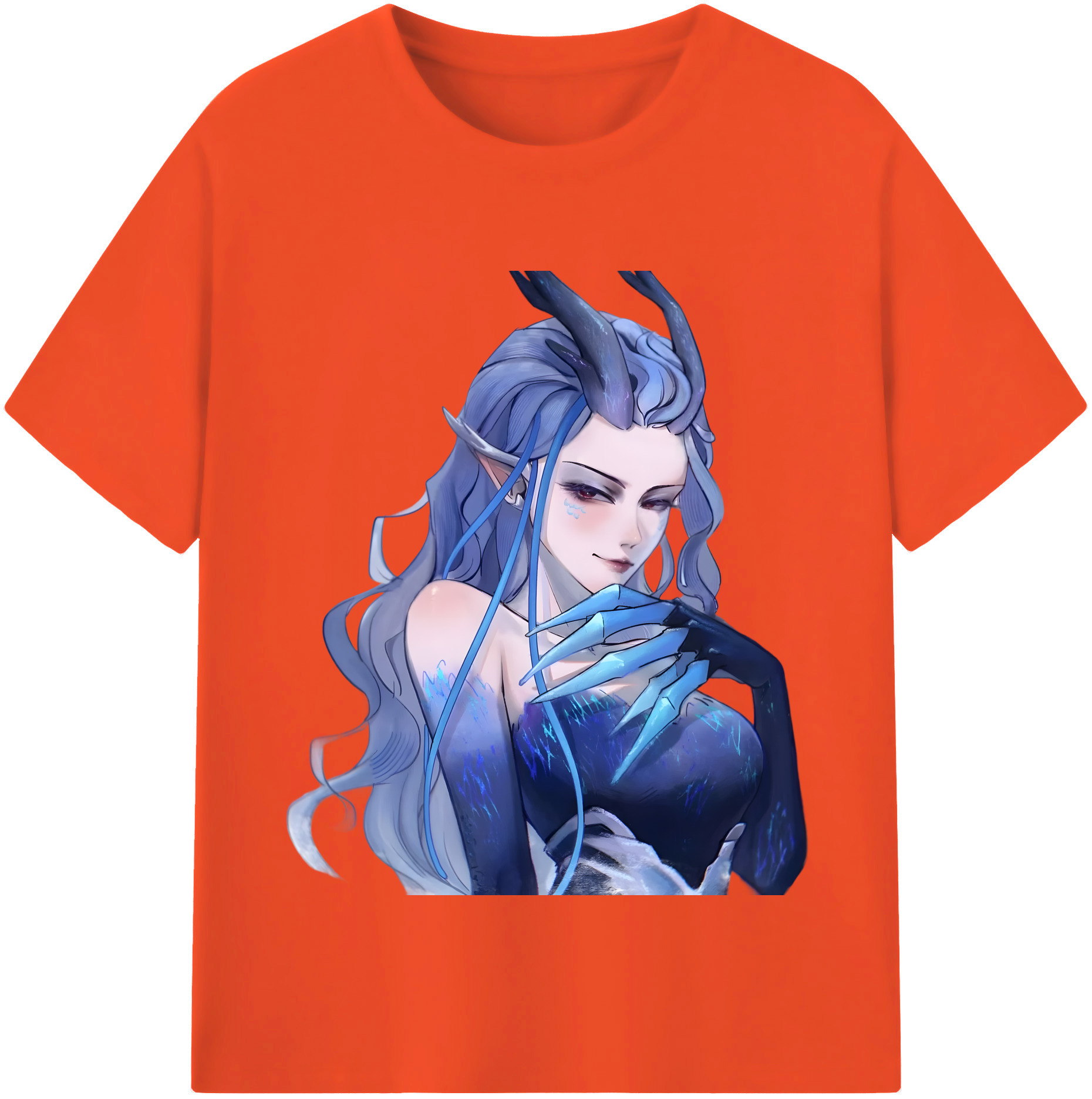 （画像用） Ne Zha 2 ナタ 魔童の大暴れ 綿100％半袖Tシャツ（フロントプリント）