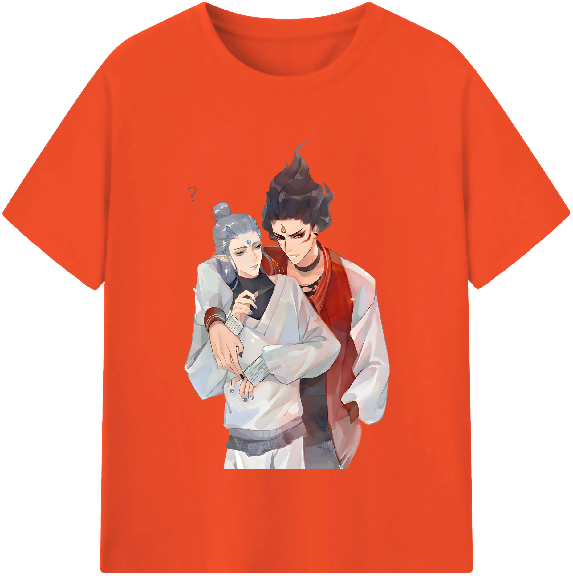 （画像用） Ne Zha 2 ナタ 魔童の大暴れ 綿100％半袖Tシャツ（フロントプリント）