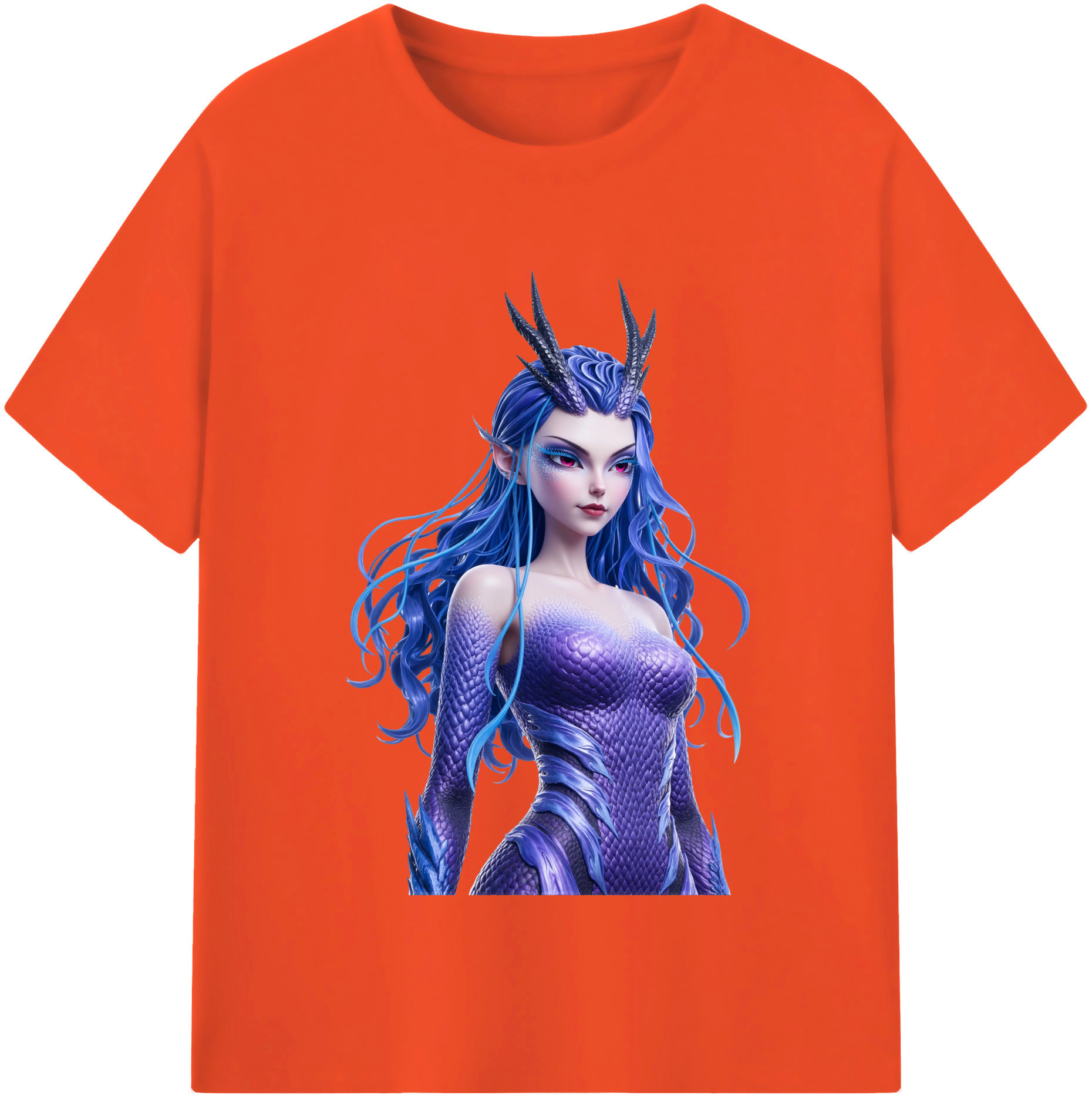 （画像用） Ne Zha 2 ナタ 魔童の大暴れ 綿100％半袖Tシャツ（フロントプリント）