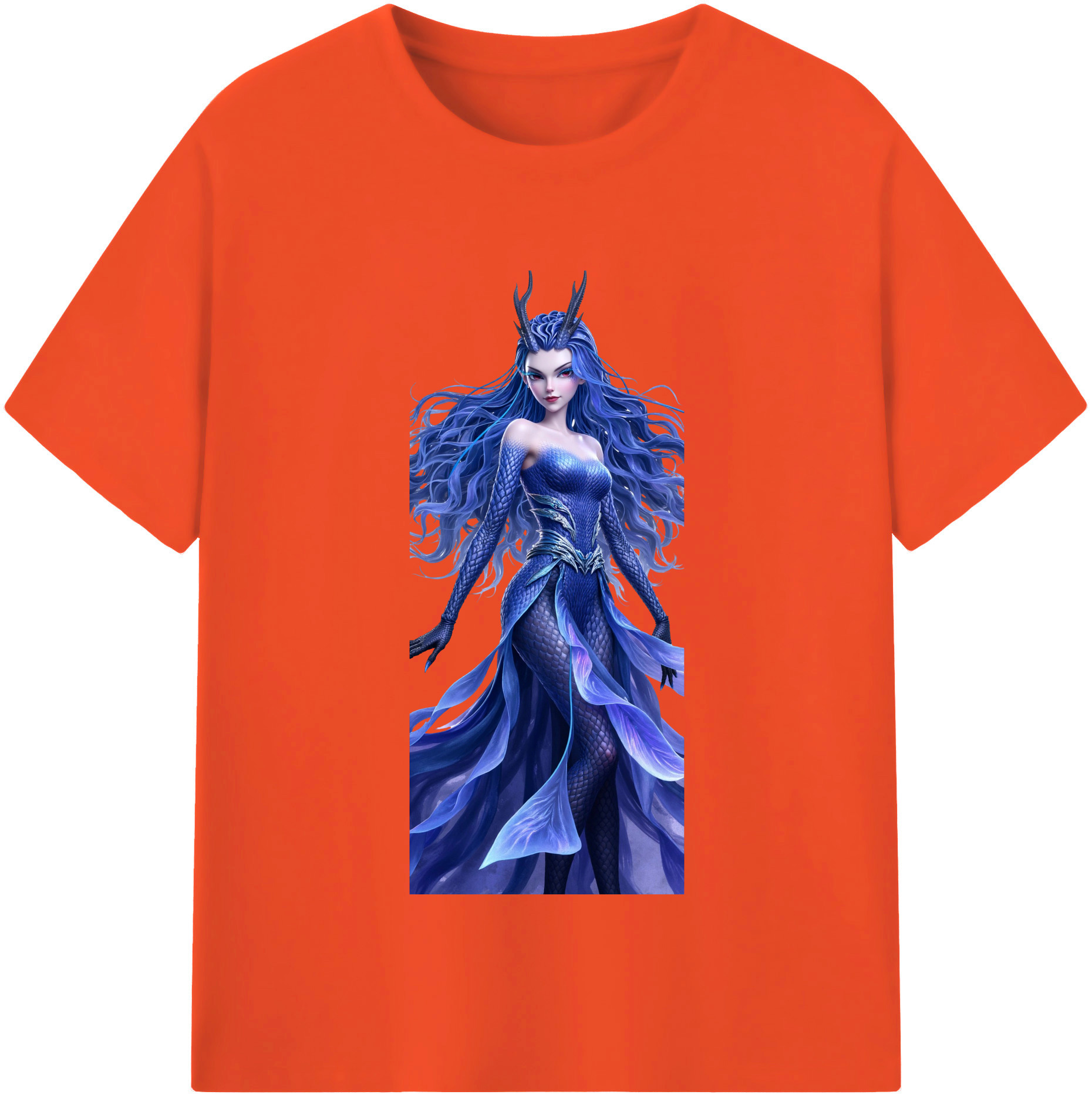 （画像用） Ne Zha 2 ナタ 魔童の大暴れ 綿100％半袖Tシャツ（フロントプリント）