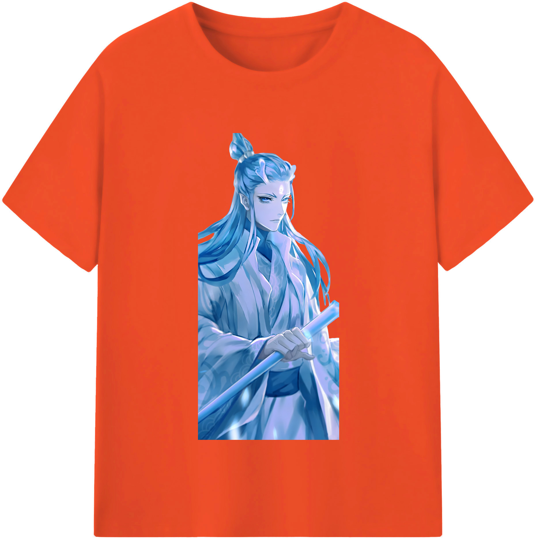 （画像用） Ne Zha 2 ナタ 魔童の大暴れ 綿100％半袖Tシャツ（フロントプリント）