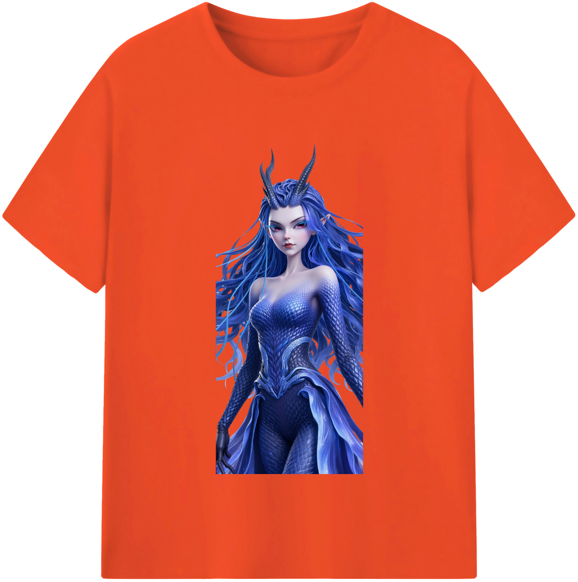 （画像用） Ne Zha 2 ナタ 魔童の大暴れ 綿100％半袖Tシャツ（フロントプリント）