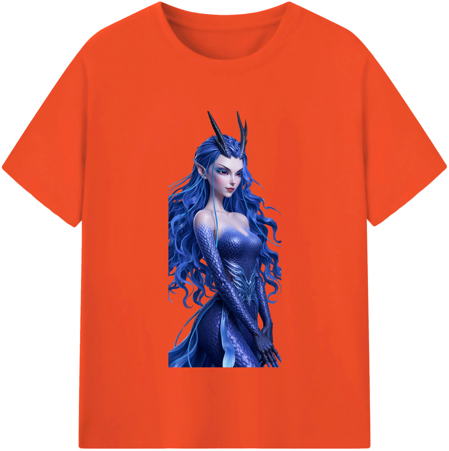（画像用） Ne Zha 2 ナタ 魔童の大暴れ 綿100％半袖Tシャツ（フロントプリント）