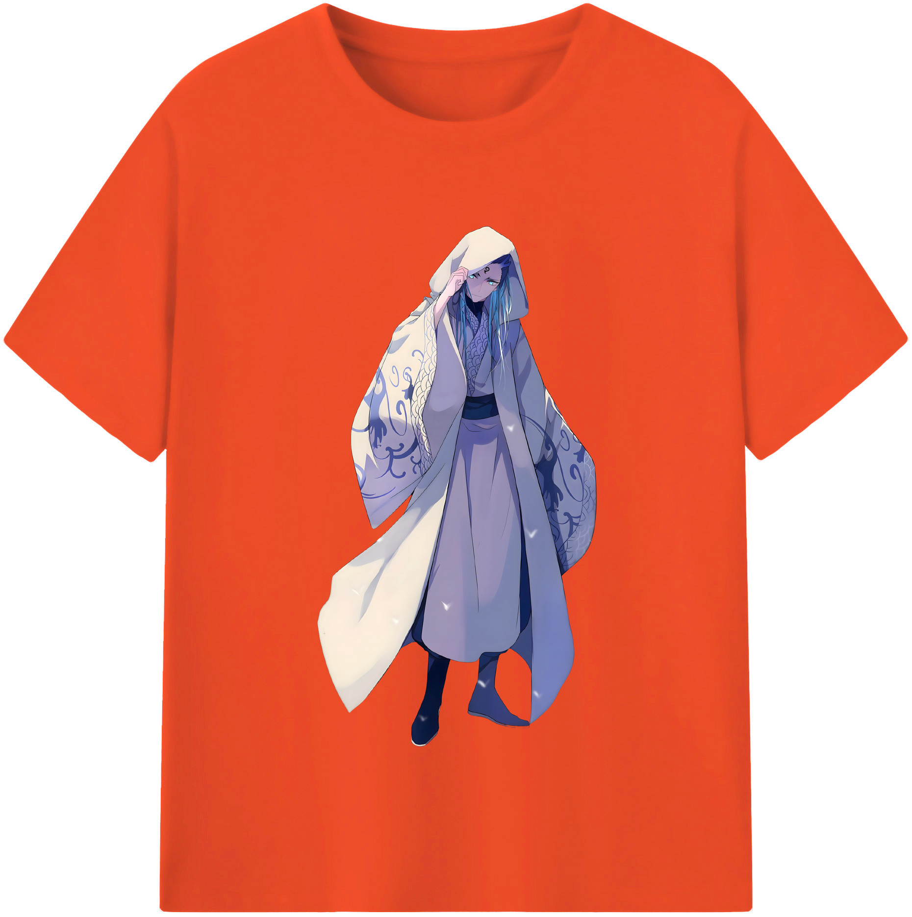 （画像用） Ne Zha 2 ナタ 魔童の大暴れ 綿100％半袖Tシャツ（フロントプリント）