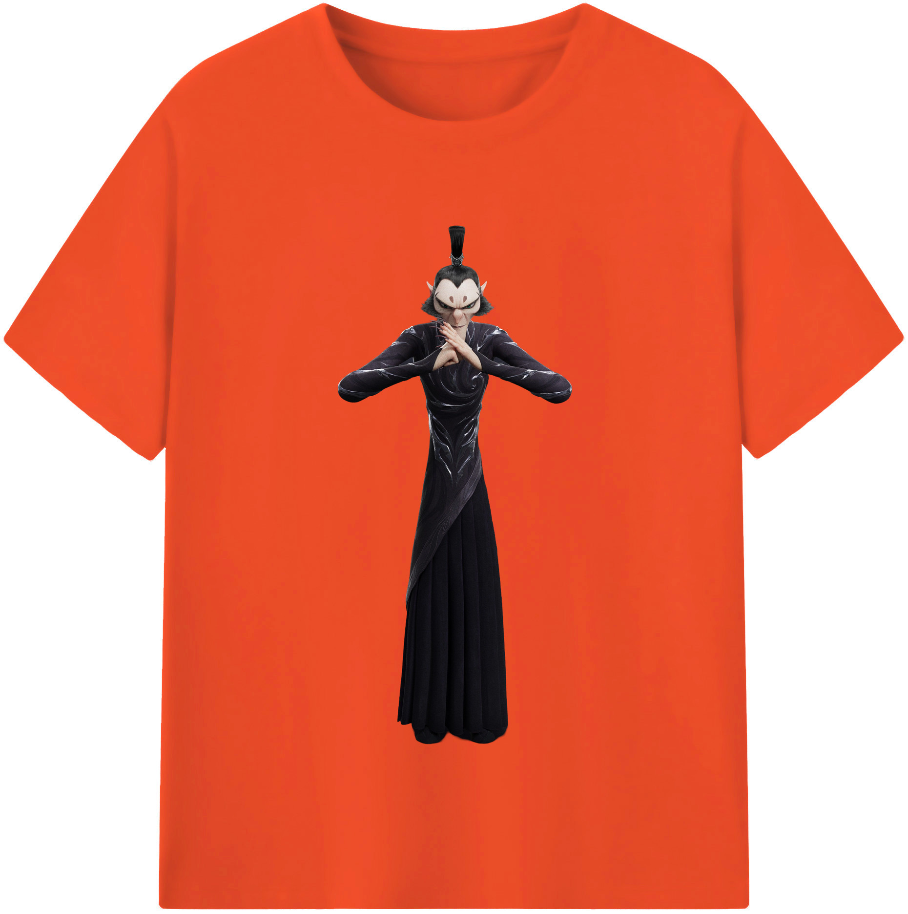（画像用） Ne Zha 2 ナタ 魔童の大暴れ 綿100％半袖Tシャツ（フロントプリント）