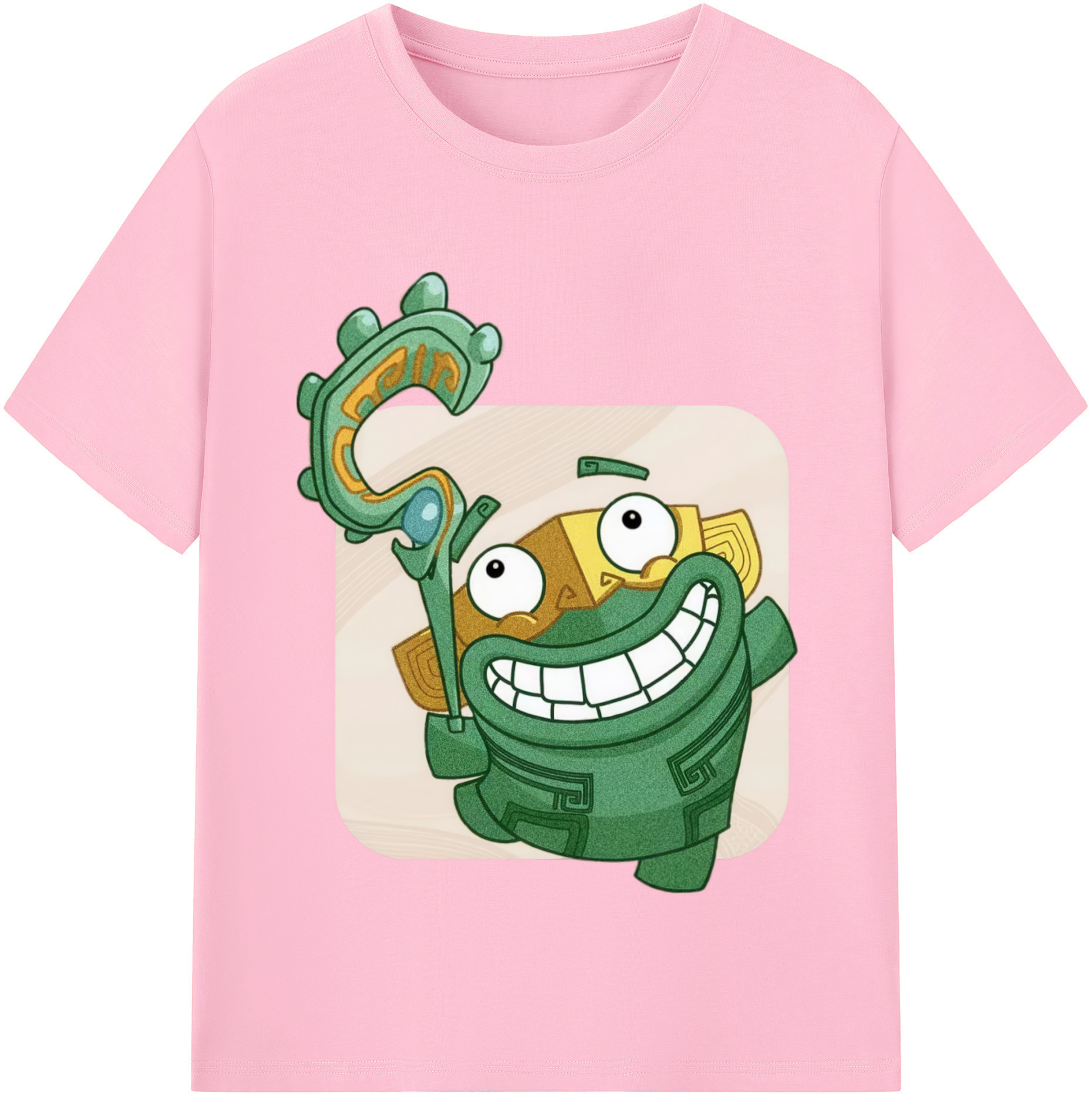 （画像用） Ne Zha 2 ナタ 魔童の大暴れ 綿100％半袖Tシャツ（フロントプリント）