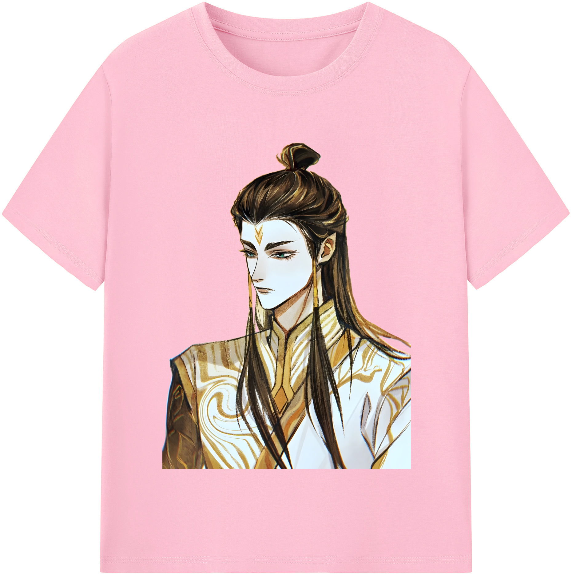 （画像用） Ne Zha 2 ナタ 魔童の大暴れ 綿100％半袖Tシャツ（フロントプリント）