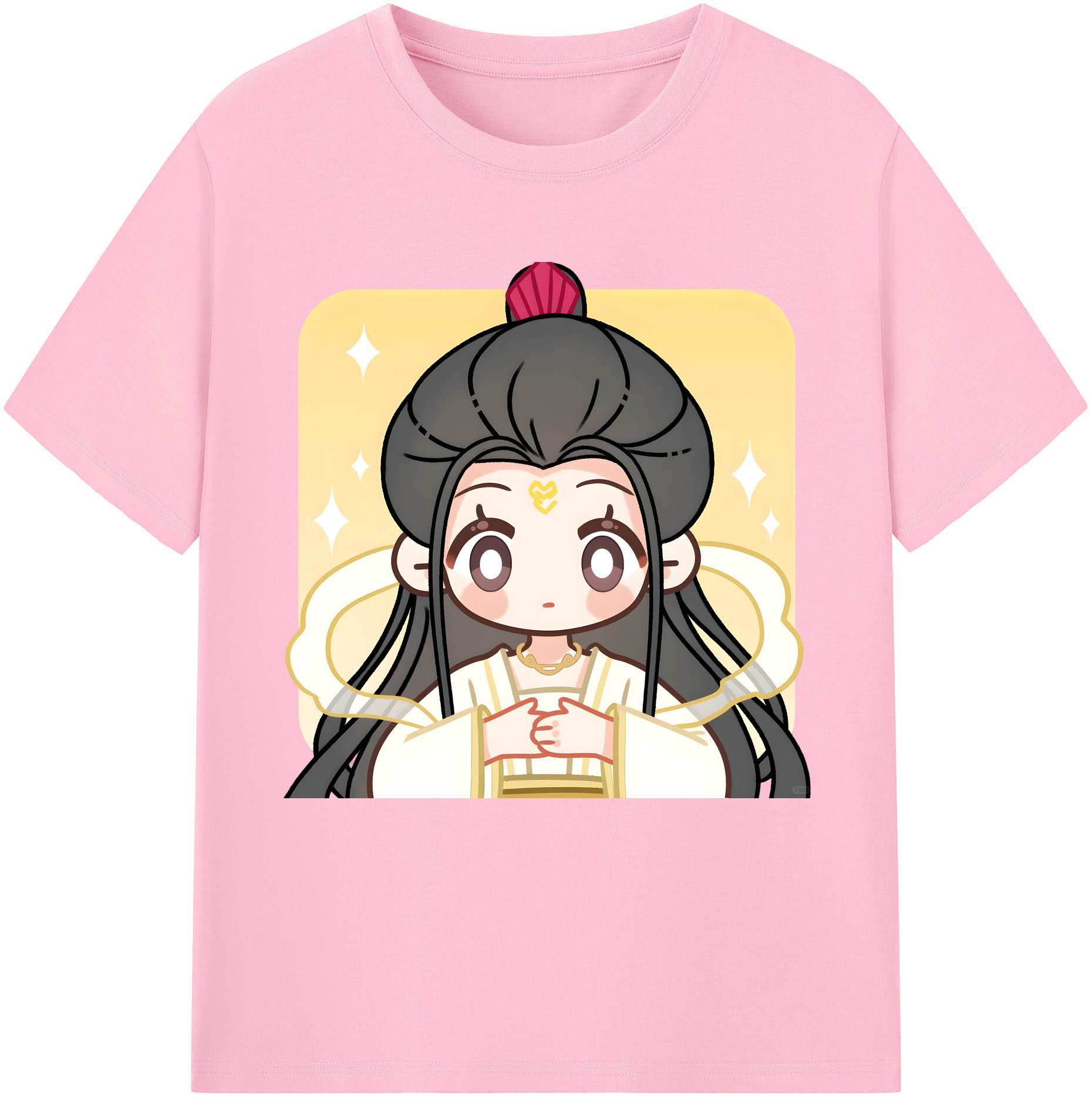 （画像用） Ne Zha 2 ナタ 魔童の大暴れ 綿100％半袖Tシャツ（フロントプリント）