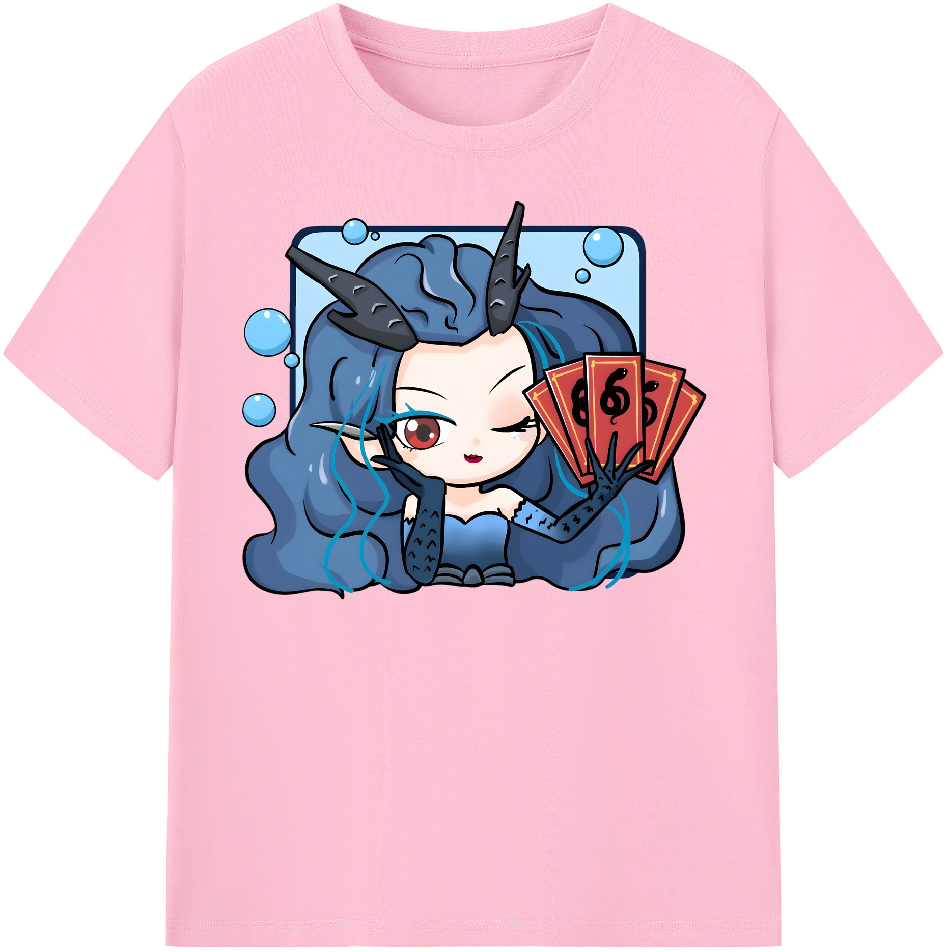 （画像用） Ne Zha 2 ナタ 魔童の大暴れ 綿100％半袖Tシャツ（フロントプリント）