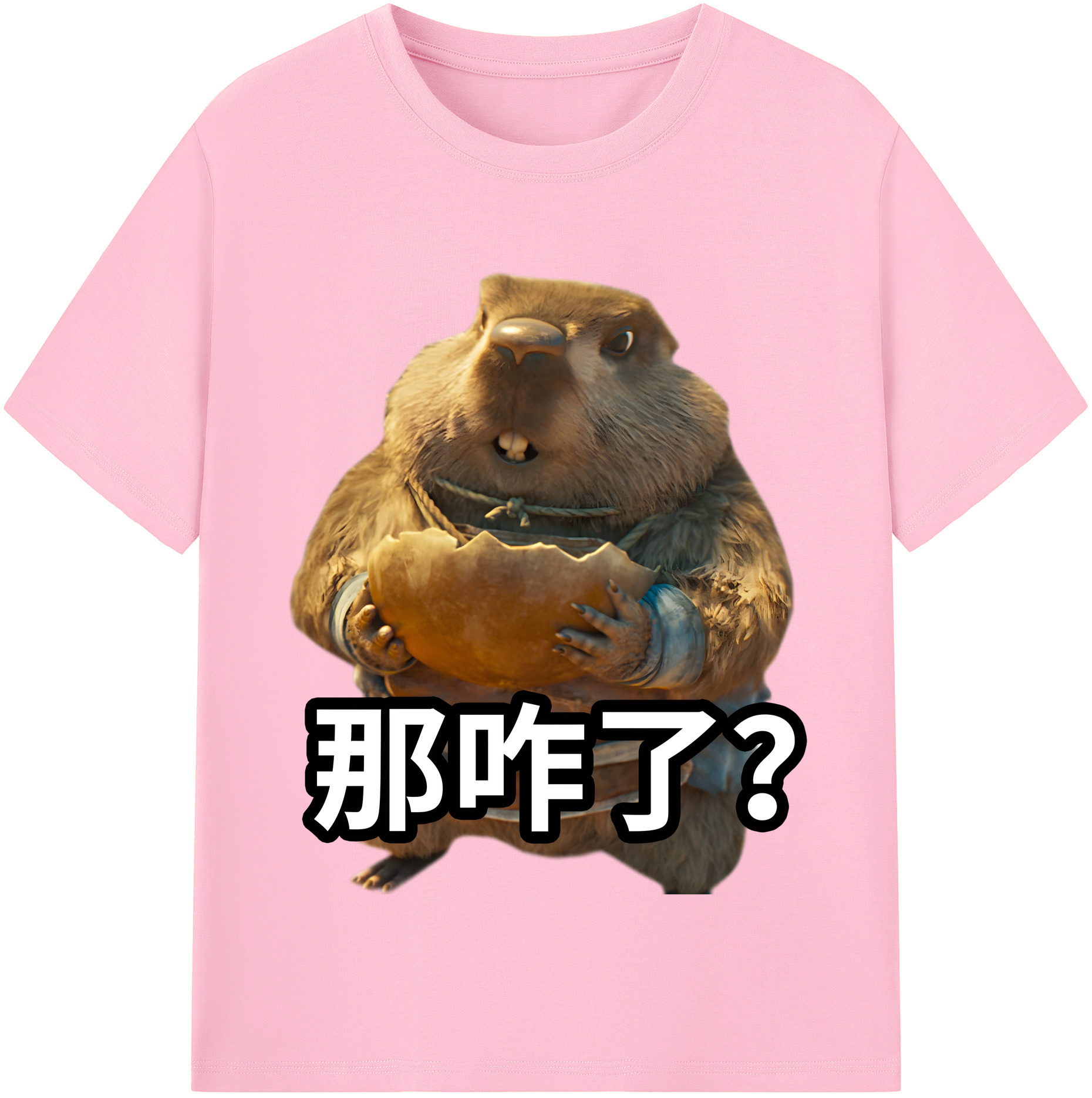 （画像用） Ne Zha 2 ナタ 魔童の大暴れ 綿100％半袖Tシャツ（フロントプリント）