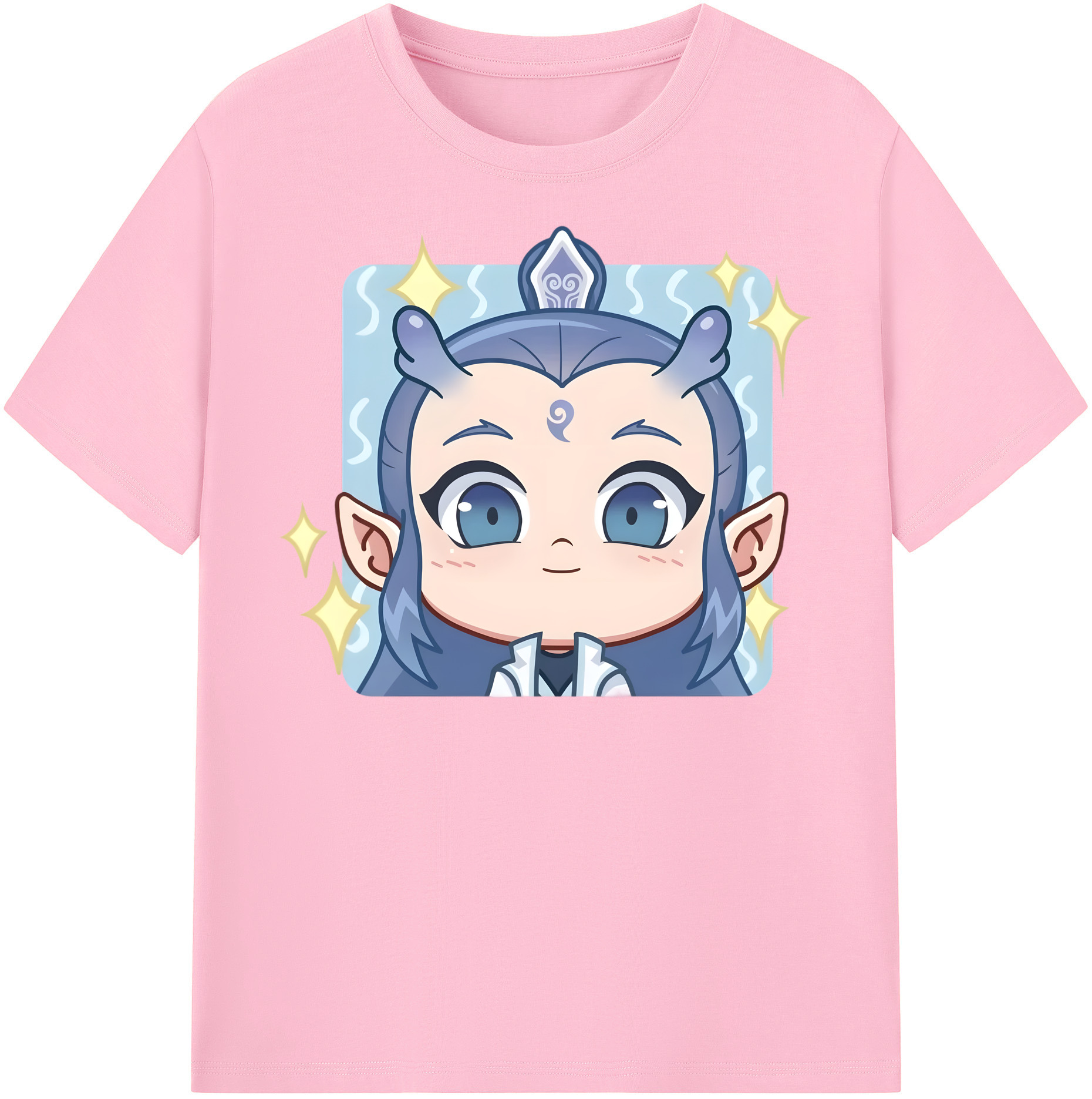 （画像用） Ne Zha 2 ナタ 魔童の大暴れ 綿100％半袖Tシャツ（フロントプリント）