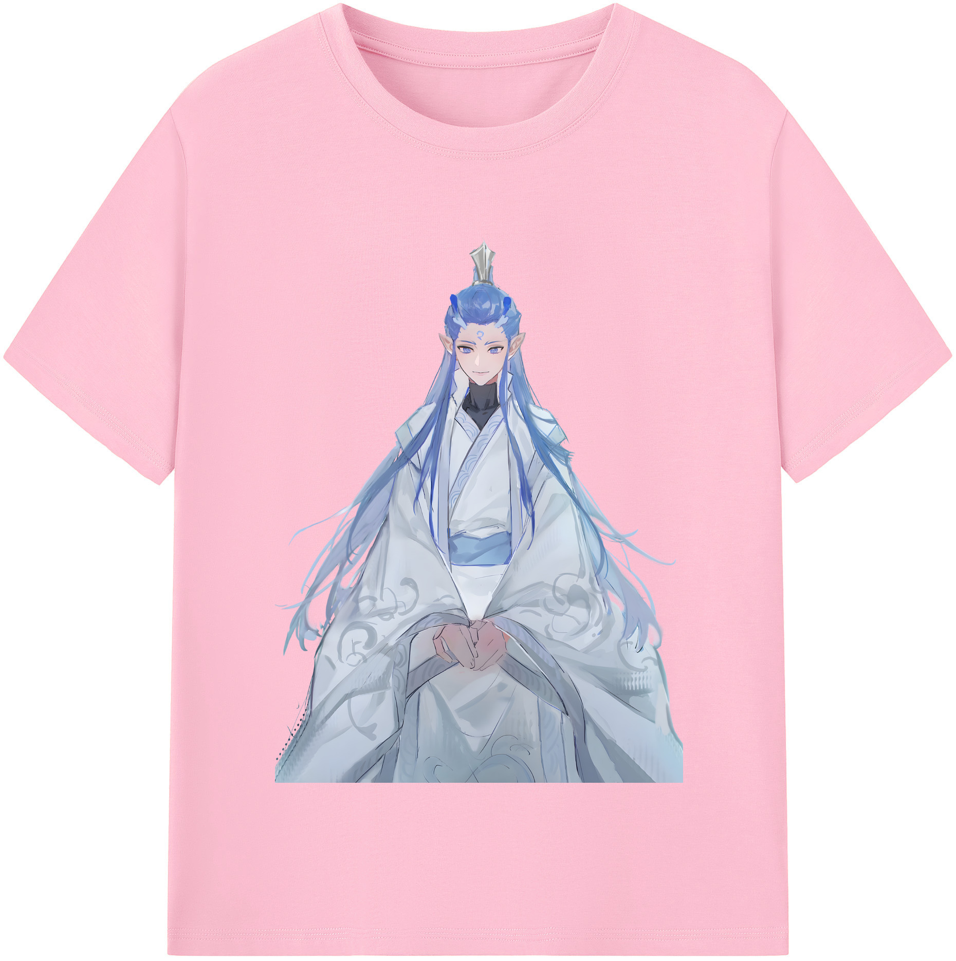 （画像用） Ne Zha 2 ナタ 魔童の大暴れ 綿100％半袖Tシャツ（フロントプリント）